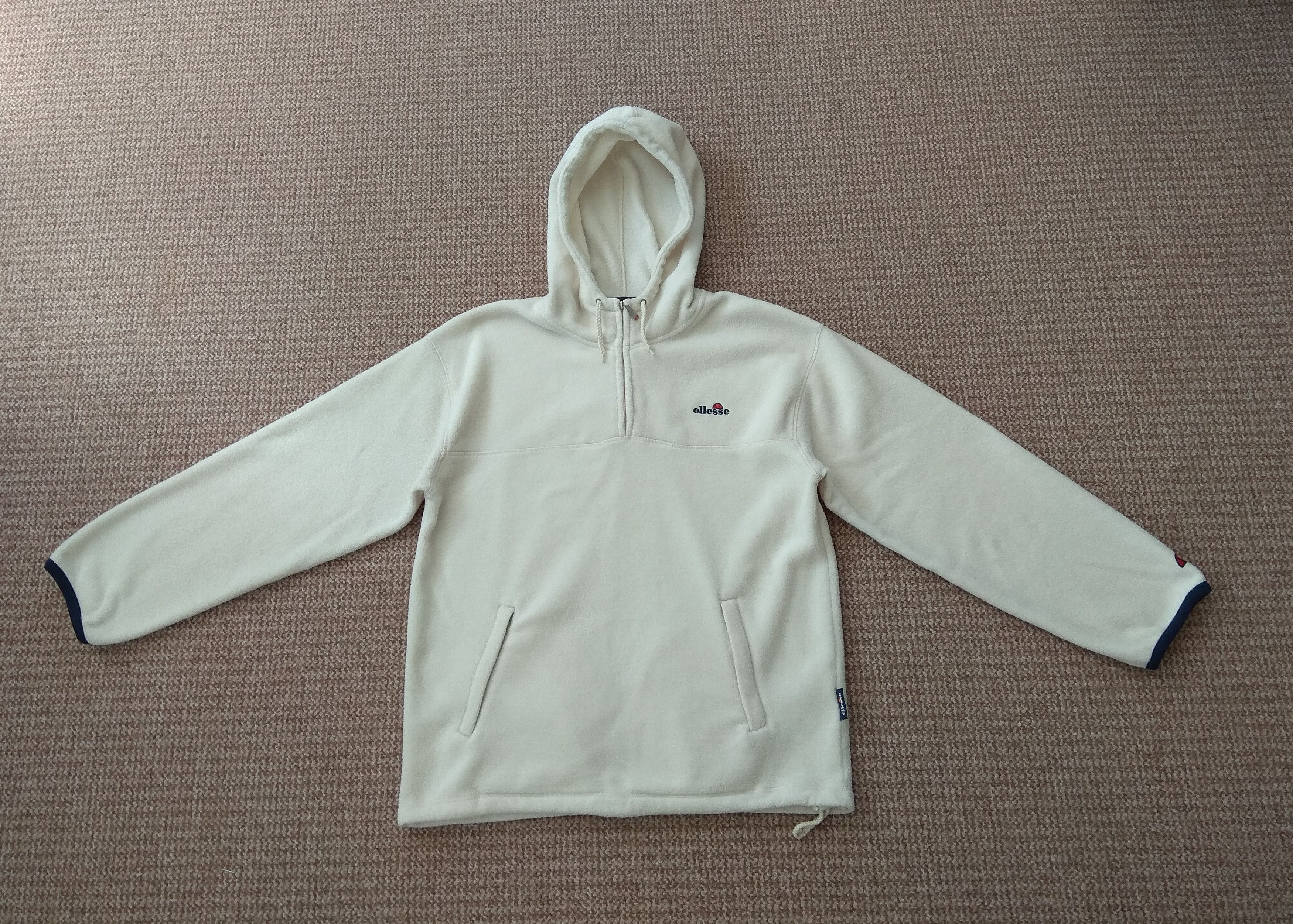 Ellesse Vintage Ellesse Fleece Hoodie Pullover Size US L / EU 52-54 / 3 - 4 Thumbnail