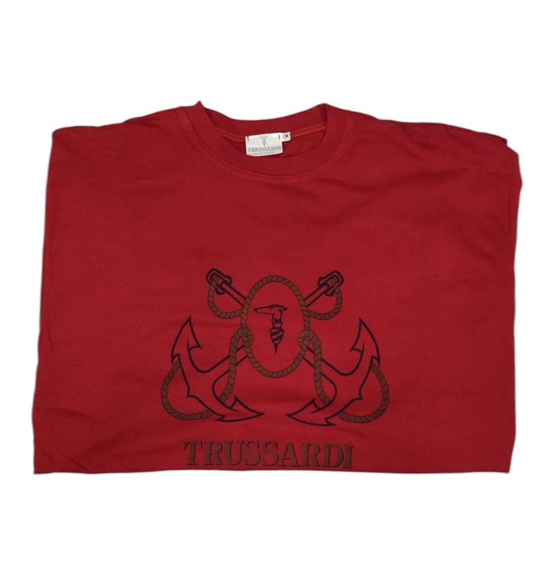 Trussardi TRUSSARDI Made In Italy Crew Neck T Shirt #1019/AJ Size US M / EU 48-50 / 2 - 1 Thumbnail