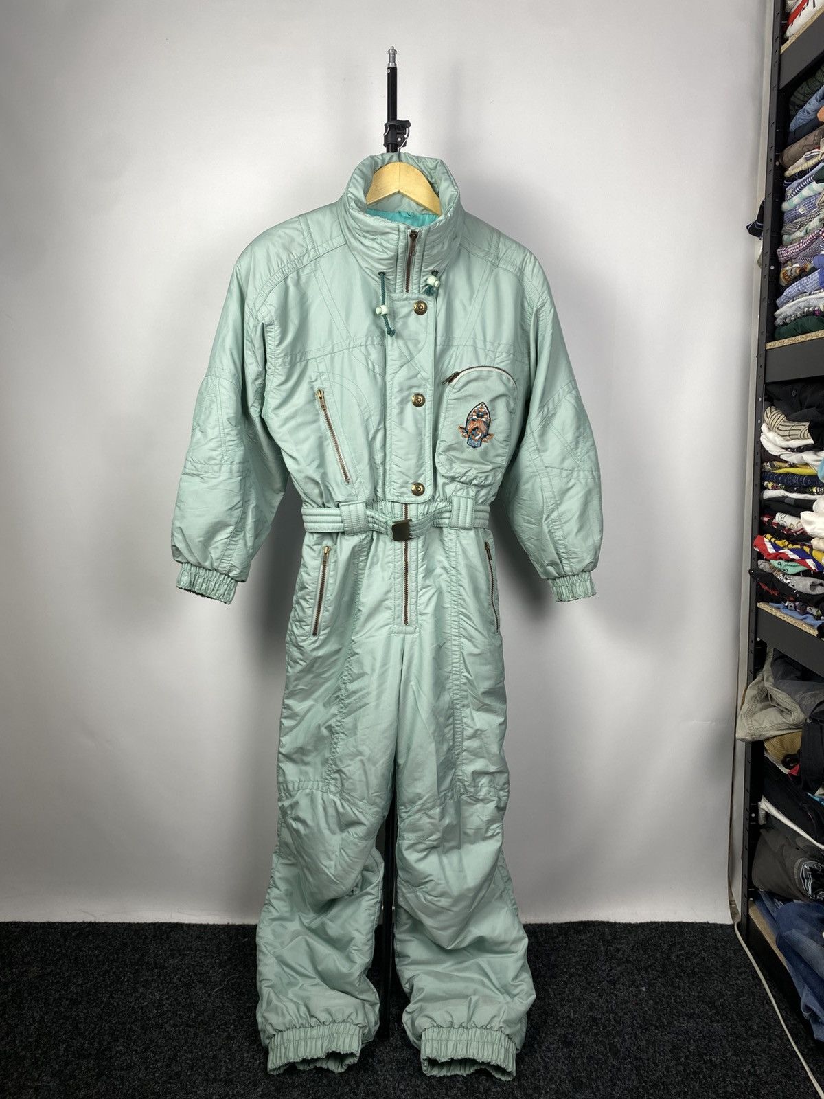 Vintage VINTAGE 90s ETIREL SKI suit snow Multicolour Size US S / EU 44-46 / 1 - 1 Thumbnail