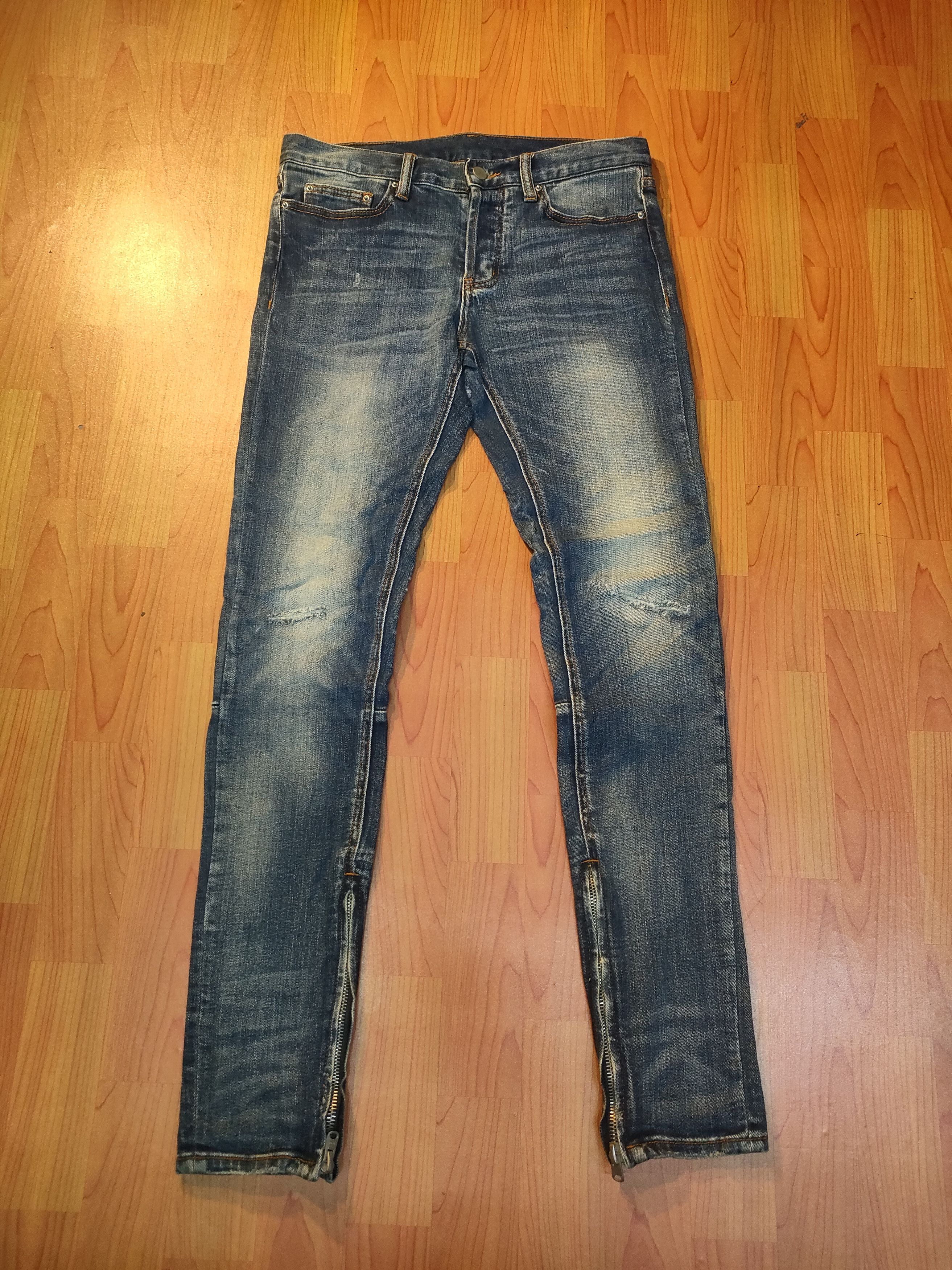 Japanese Brand × MNML MNML Designer Slim Jeans Size US 32 / EU 48 - 1 Thumbnail