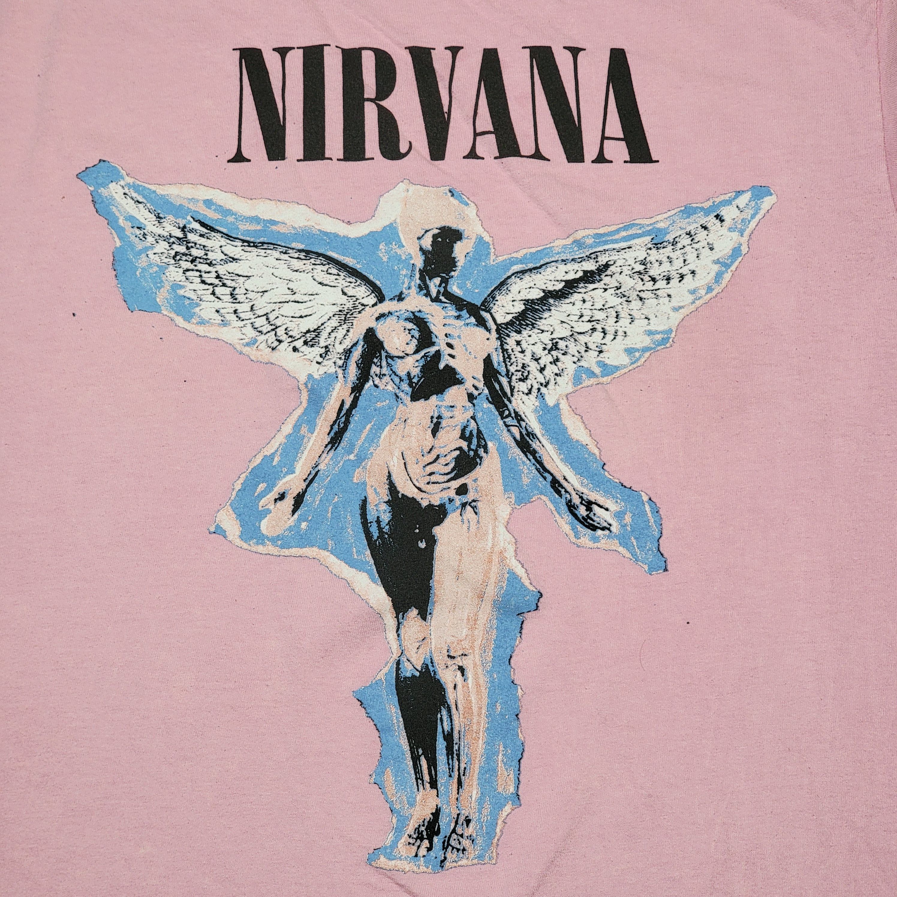 Nirvana Nirvana SS Pink Unisex Tee In Utero Album Art - Size
