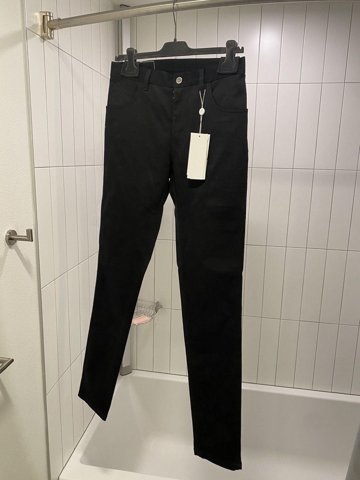 image of Maison Margiela Skinny Jeans in Black, Men's (Size 29)