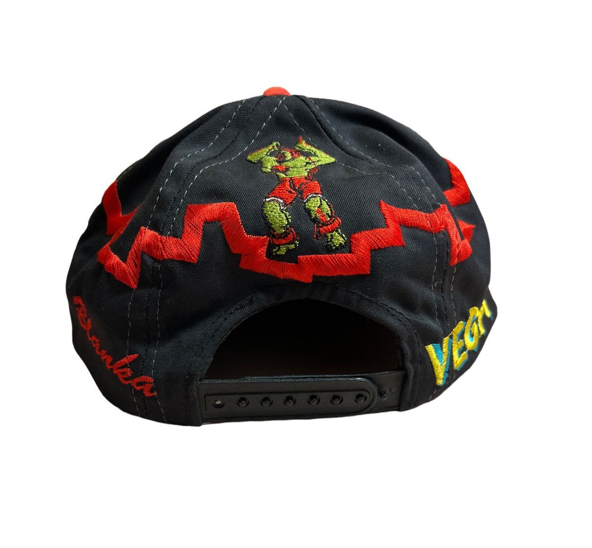 Vintage **YOUTH** Blanka Street Fighter 2 Jagged Edge Snapback Hat Size ONE SIZE - 5 Thumbnail