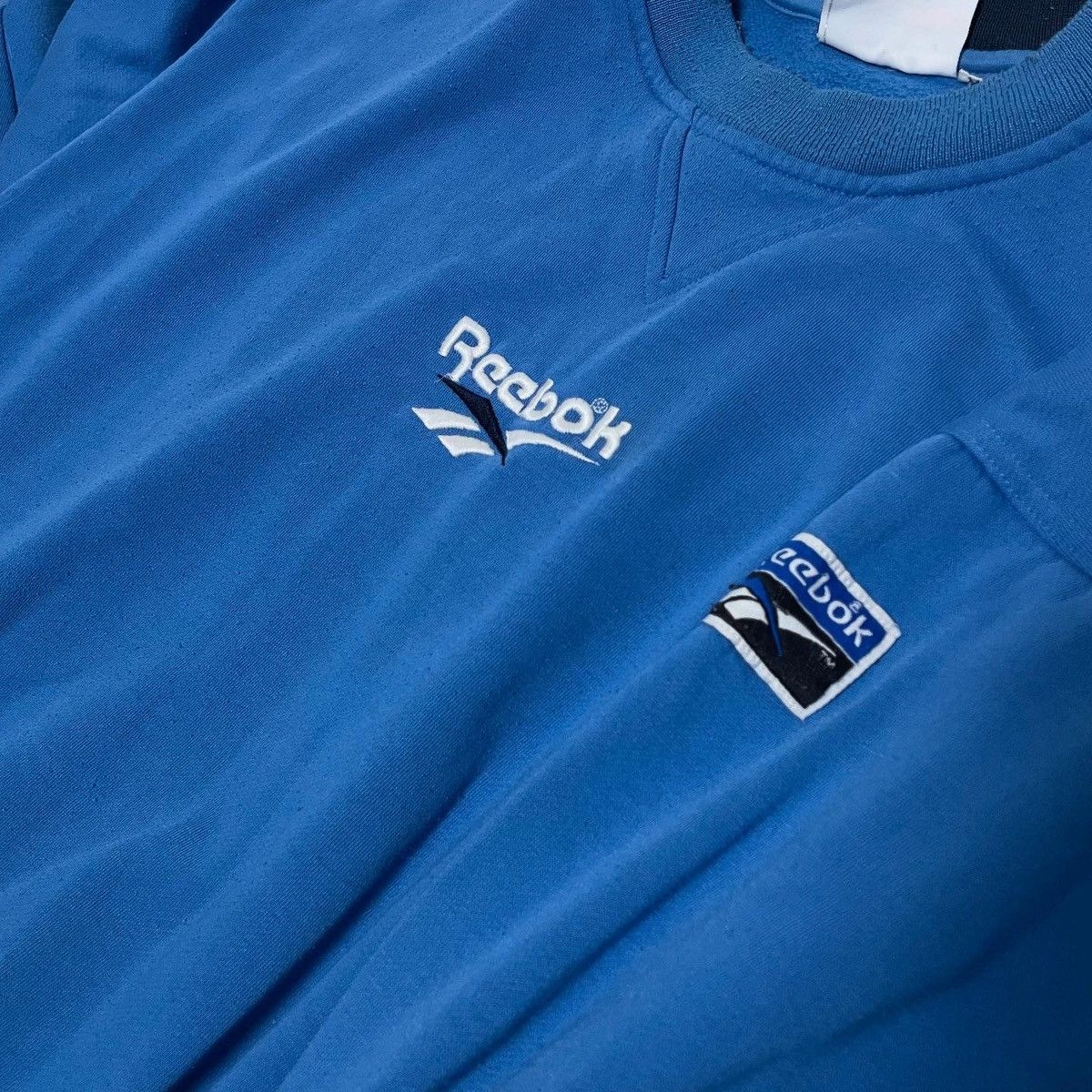Reebok Rare Vintage Kint Big Logo Sweatshirt Reebok boxy 90s Size US M / EU 48-50 / 2 - 4 Thumbnail