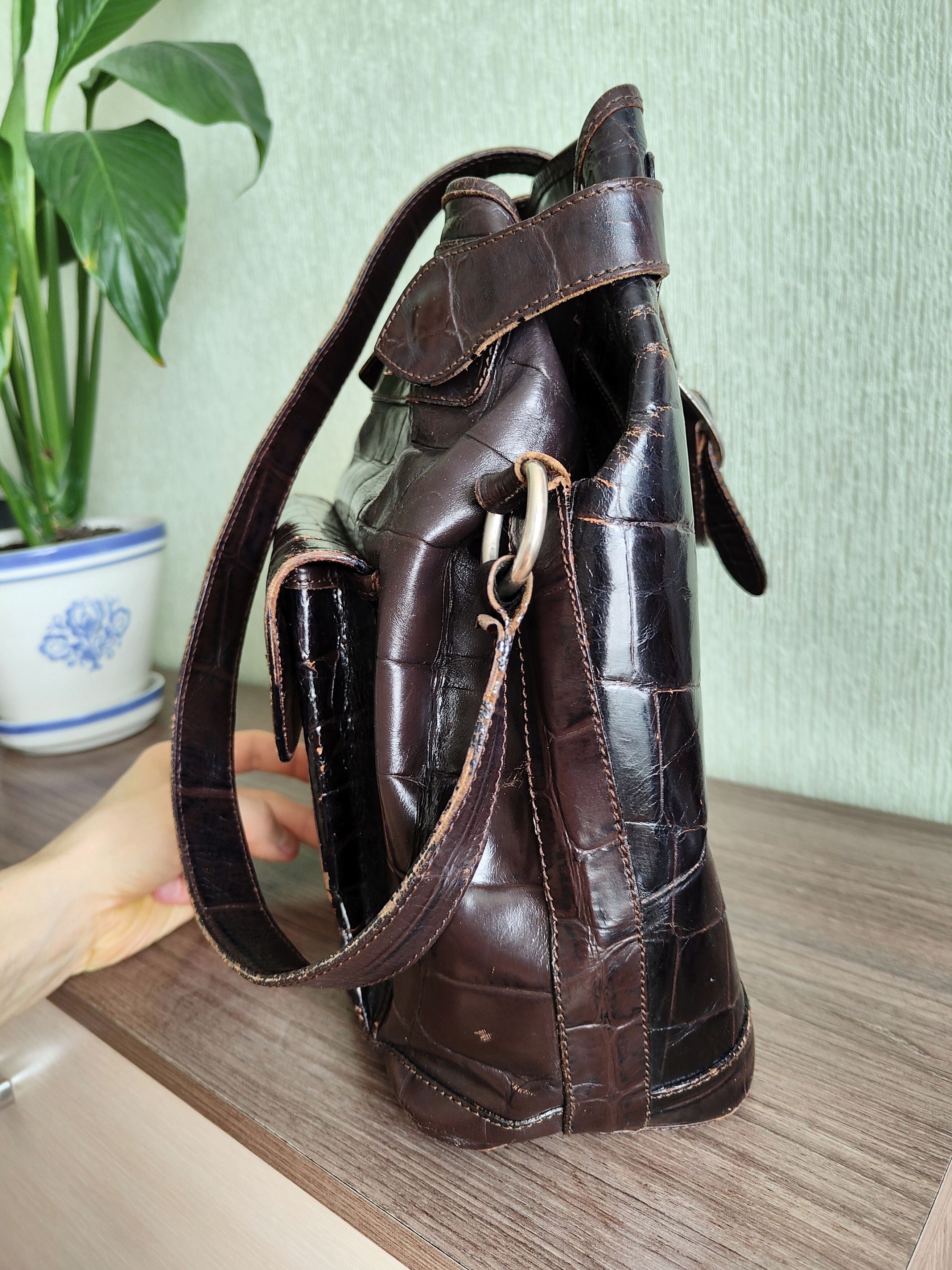 Valentino Valentino Garavani Vintage Leather Bag Shoulder Bag VLTN Size ONE SIZE - 6 Thumbnail