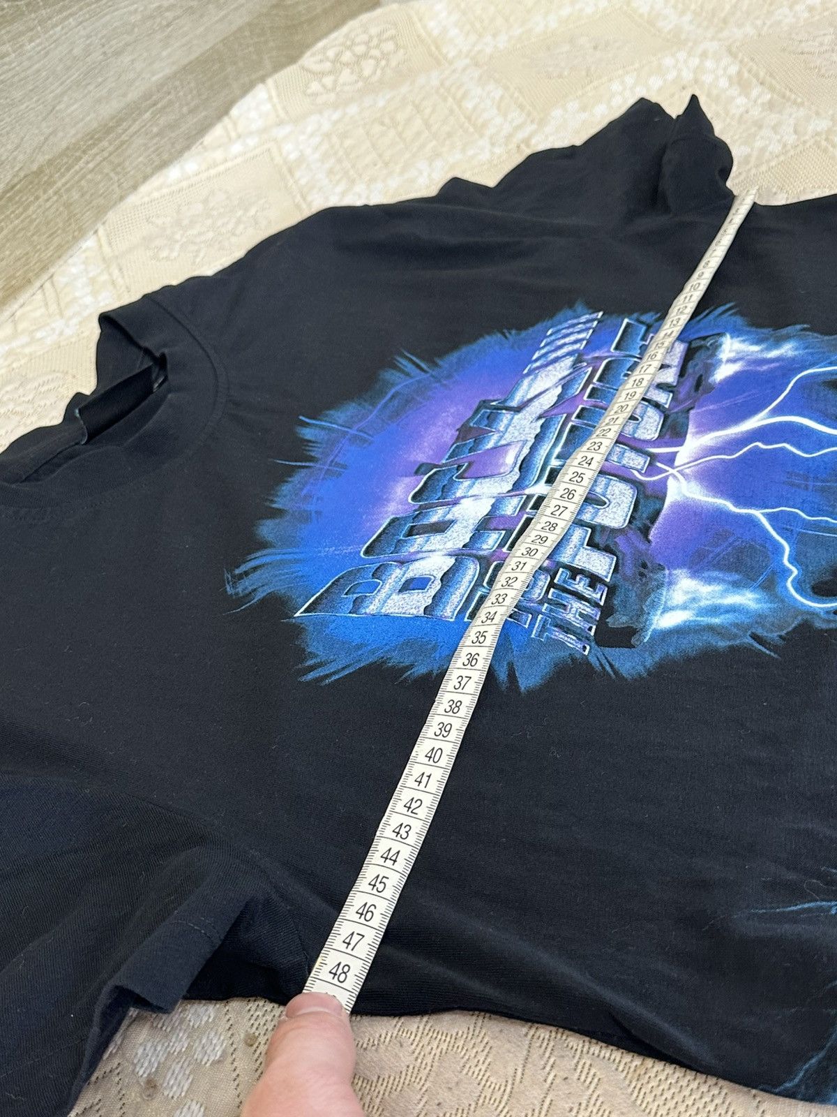 Vintage 🔥 Back to the Future Lightning DeLorean Movie T Shirt USA Size US XS / EU 42 / 0 - 6 Thumbnail
