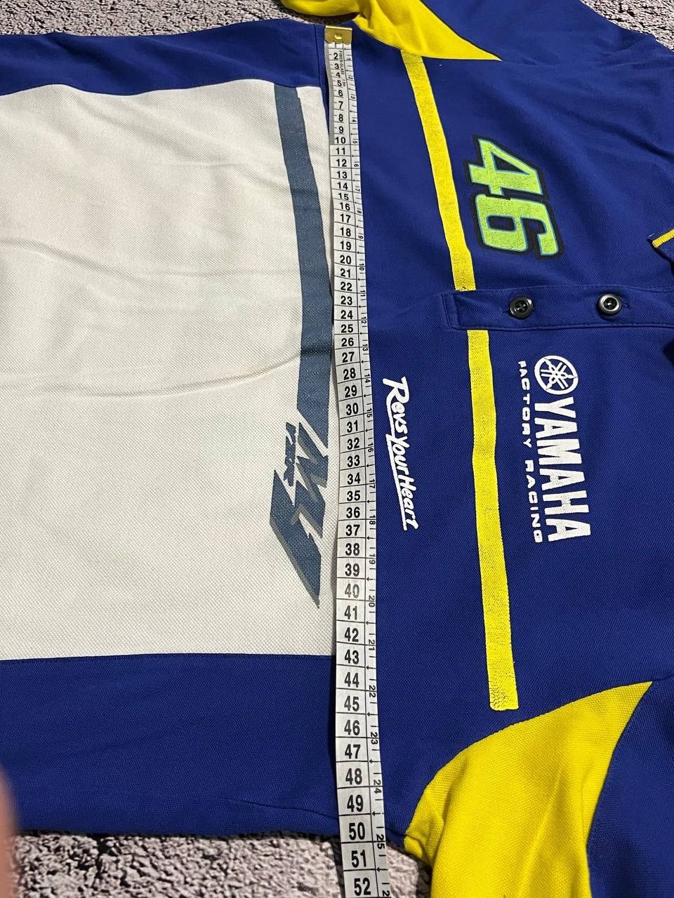 Vintage × Yamaha New Official Valentino Rossi VR46 Dual Yamaha Mans Polo Size US XXL / EU 58 / 5 - 13 Thumbnail