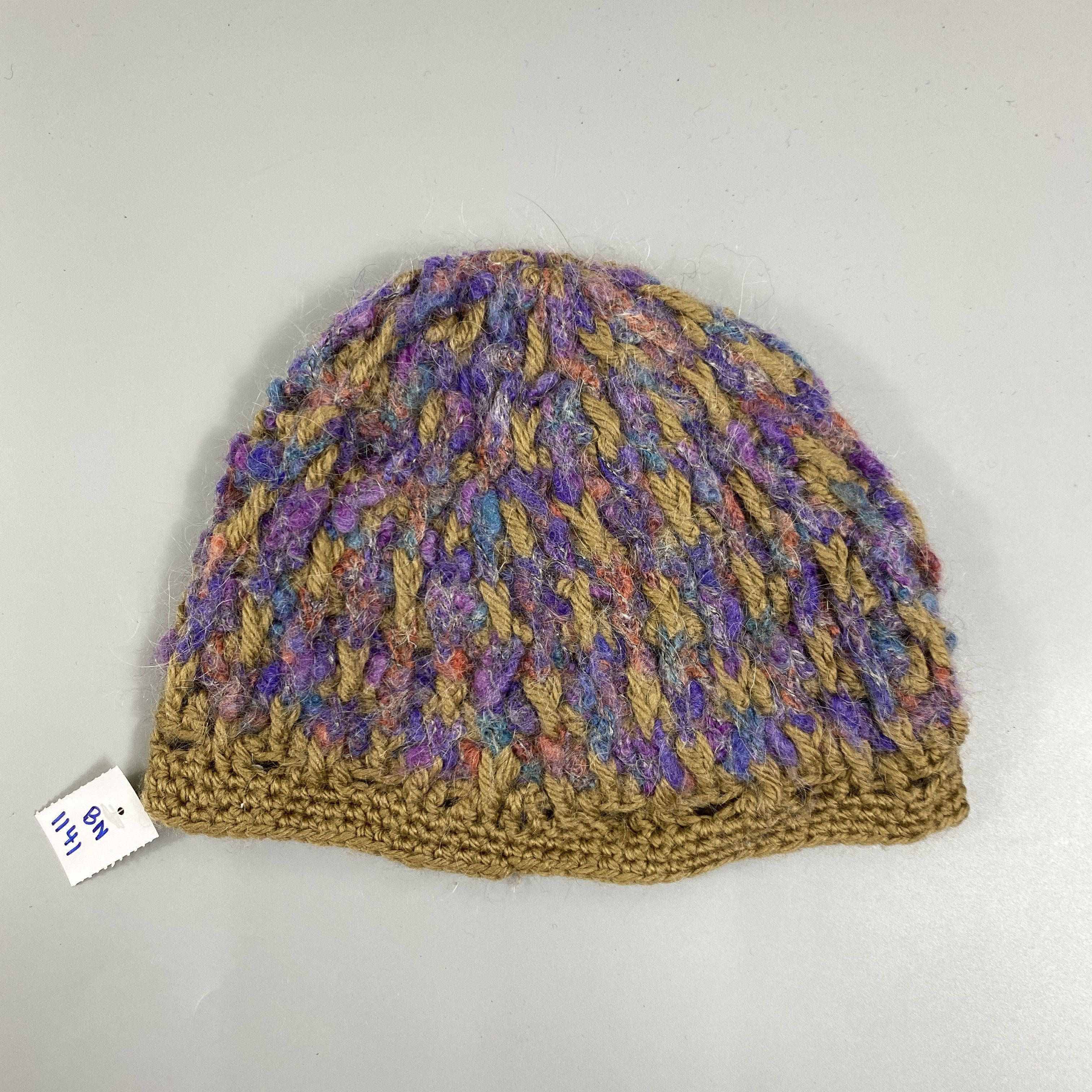 Japanese Brand Multicolor Wool Snow Cap Beanie Hats -BN1141 Size ONE SIZE - 7 Thumbnail