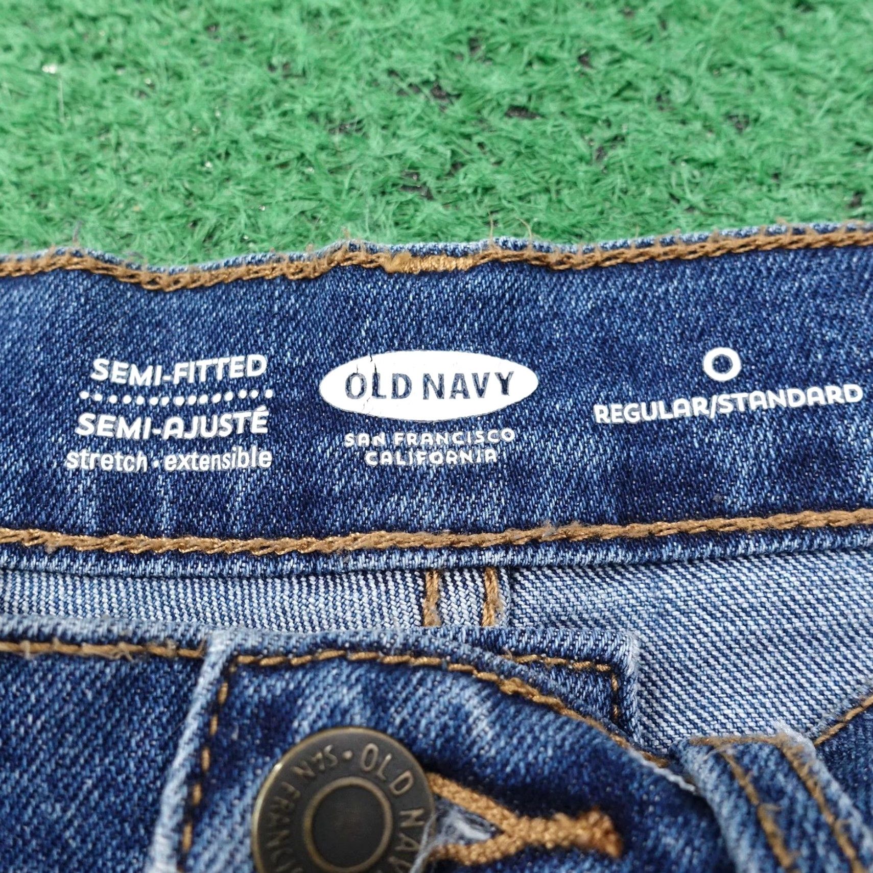 Old Navy Old Navy Shorts 0 Womens Blue Denim 28x3 Semi Fitted Stretch Cuffed Casual Jean Size 25" / US 0 / IT 36 - 5 Thumbnail