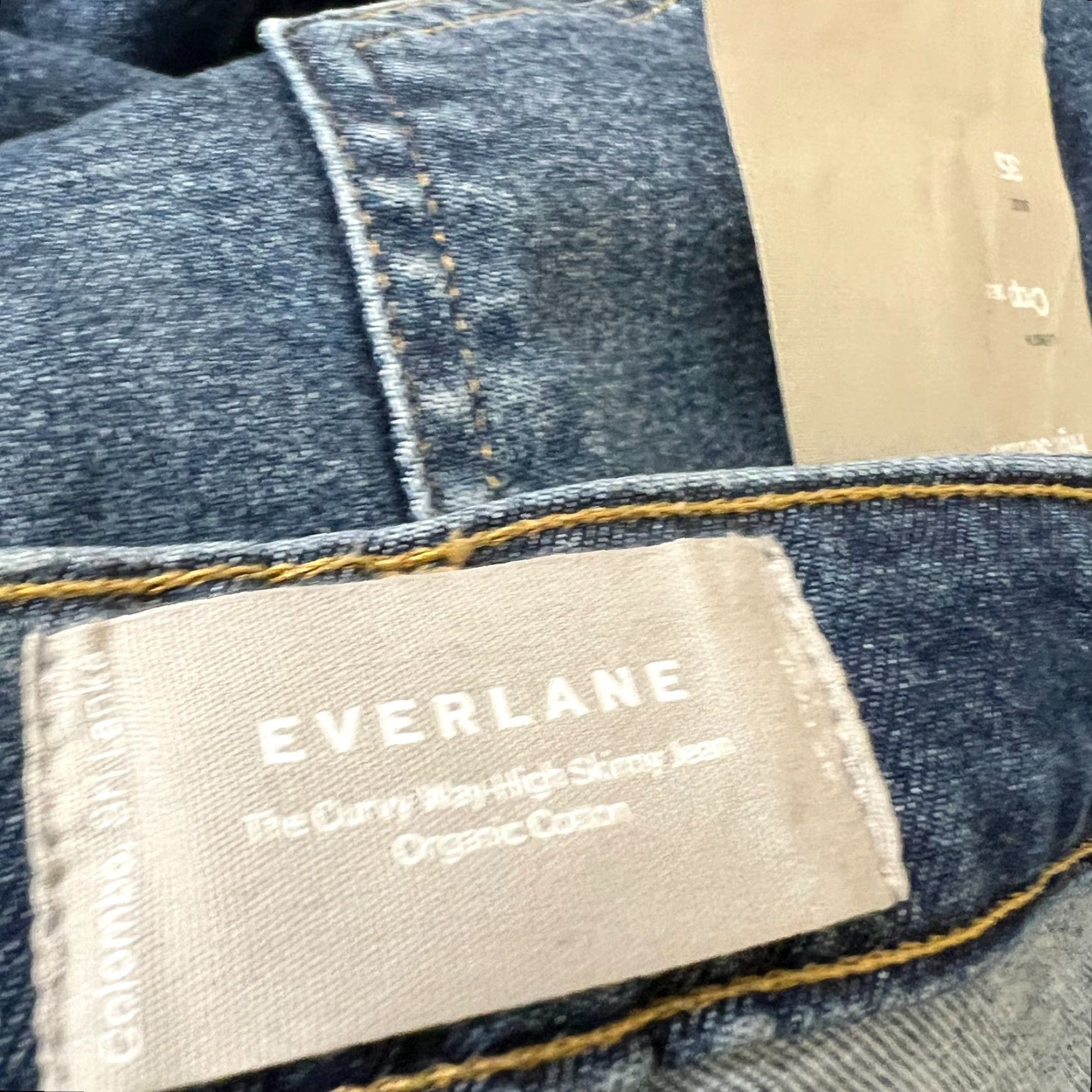 Everlane Everlane Women's Jeans Curvy Way High Skinny Size 35 Blue Wash Size 24" / US 00 / IT 34 - 7 Thumbnail