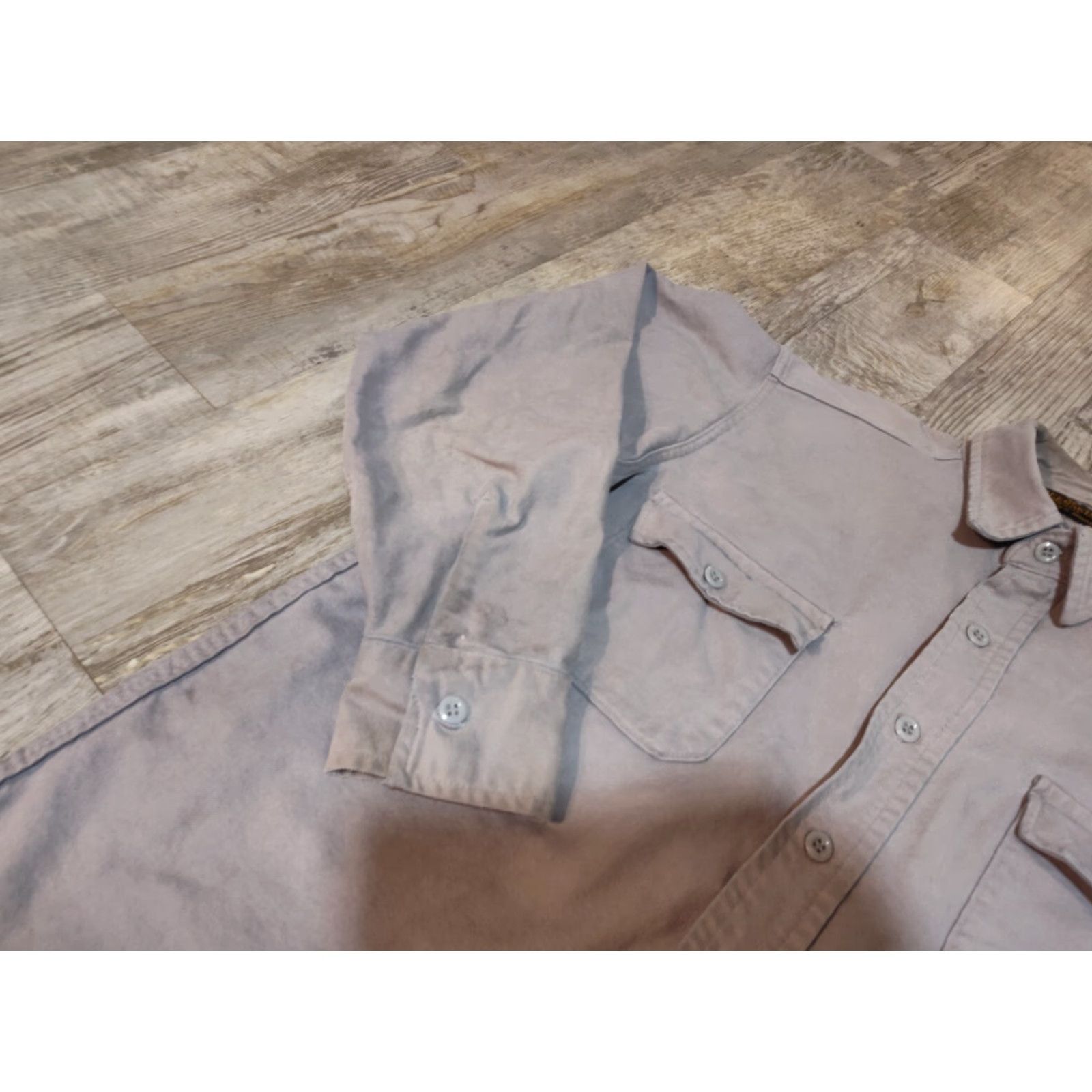 CO VINTAGE Deerskin Melton Shirt Co. Flannel Shirt Men's L Tan Button-Up Outdoor Hunting Size US L / EU 52-54 / 3 - 5 Thumbnail