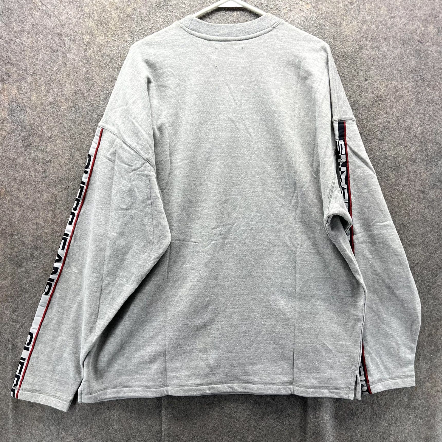 Guess GUESS Sweatshirt Mens XL Gray Logo Sleeve Crewneck Fleece Pullover Graphic Print Embroidered Tape Size US XL / EU 56 / 4 - 2 Thumbnail