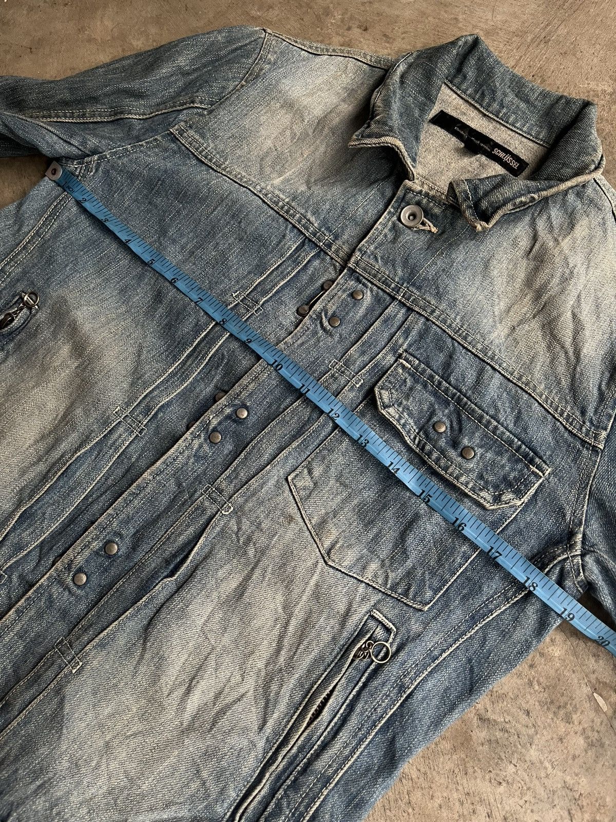 Isamu Katayama Backlash JAPANESE SCHLUSSEL DENIM TYPE1 JACKET GOTHIC PUNK STYLE Size US M / EU 48-50 / 2 - 10 Thumbnail