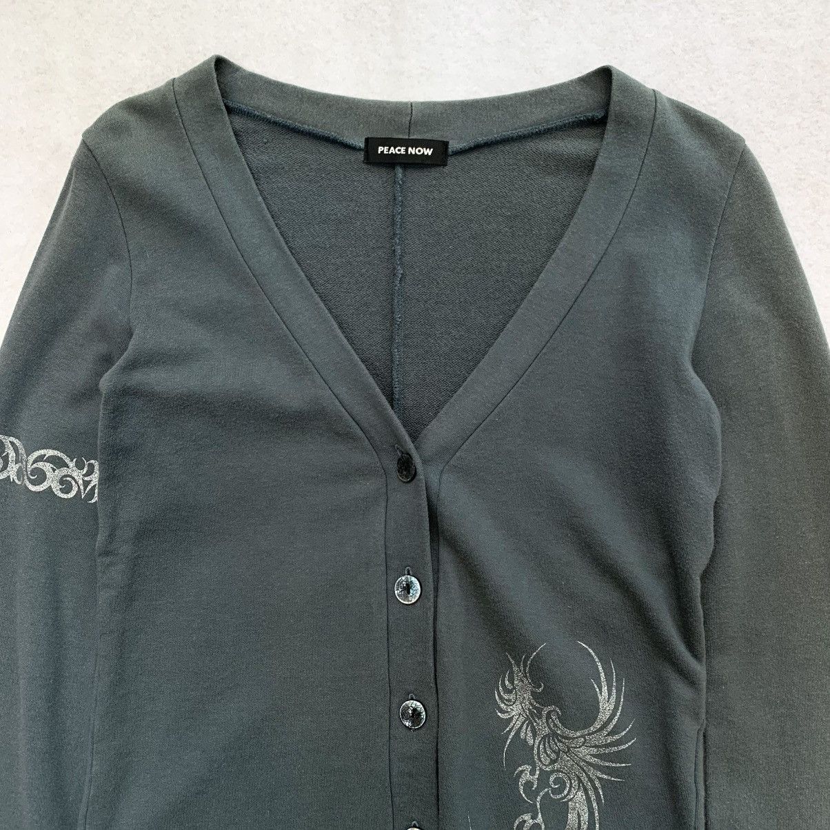 Japanese Brand 2000s Peace Now Pheonix Edge Embrace Cardigan Size M / US 6-8 / IT 42-44 - 2 Thumbnail