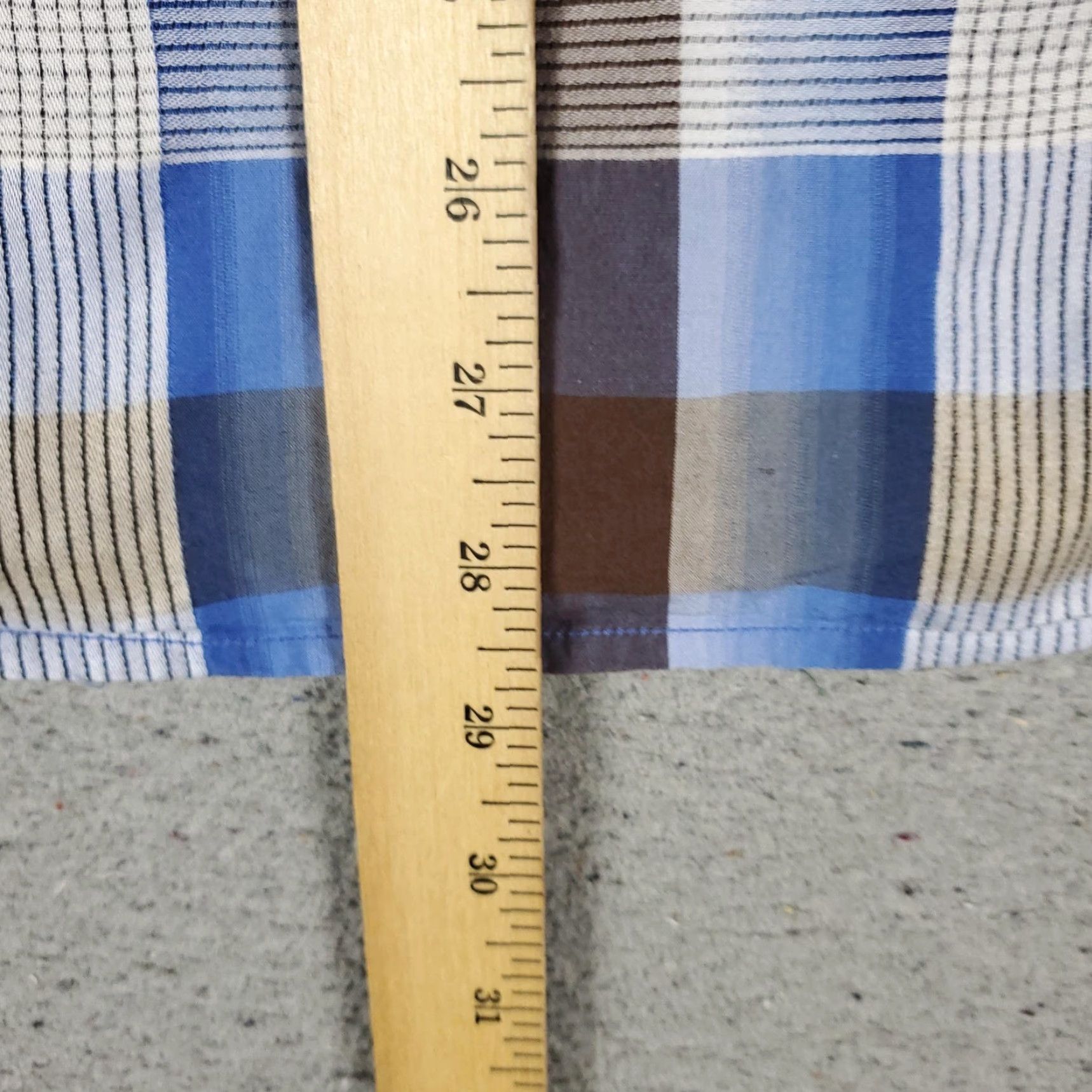 Tommy Bahama Tommy Bahama Shirt Men XL Blue Brown Plaid Silk Cotton Button-Up Casual Ocean Island Modern Fit Long Sleeve Men’s Regular Fit Size US XL / EU 56 / 4 - 4 Thumbnail