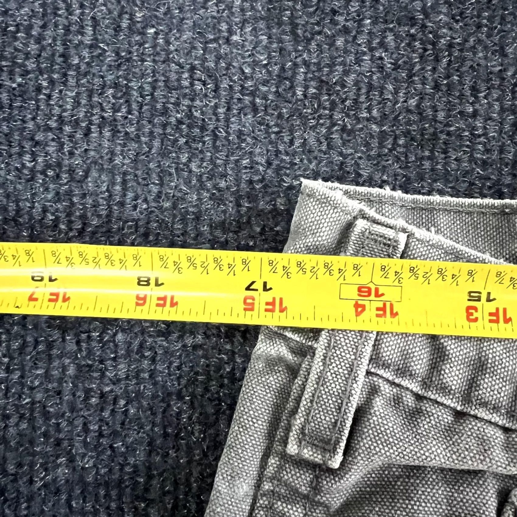 Dickies Genuine Dickies Pants Mens 37x28 Gray Canvas Carpenter Workwear Straight Leg Pants Size US 36 / EU 52 - 5 Thumbnail