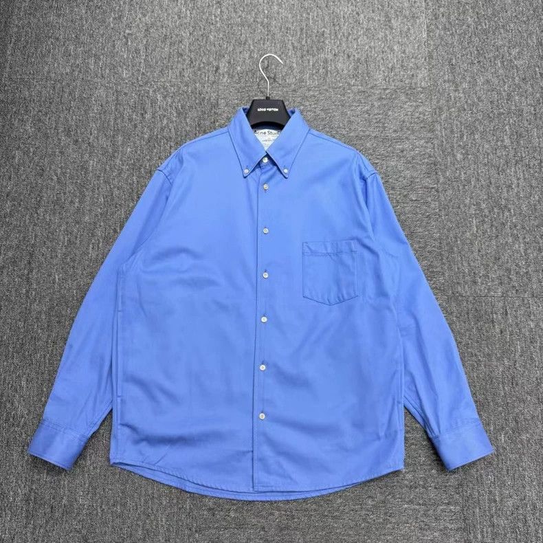 Acne Studios acne studios Cornflower long-sleeved shirt 2504-Nextarrow Size US S / EU 44-46 / 1 - 1 Thumbnail