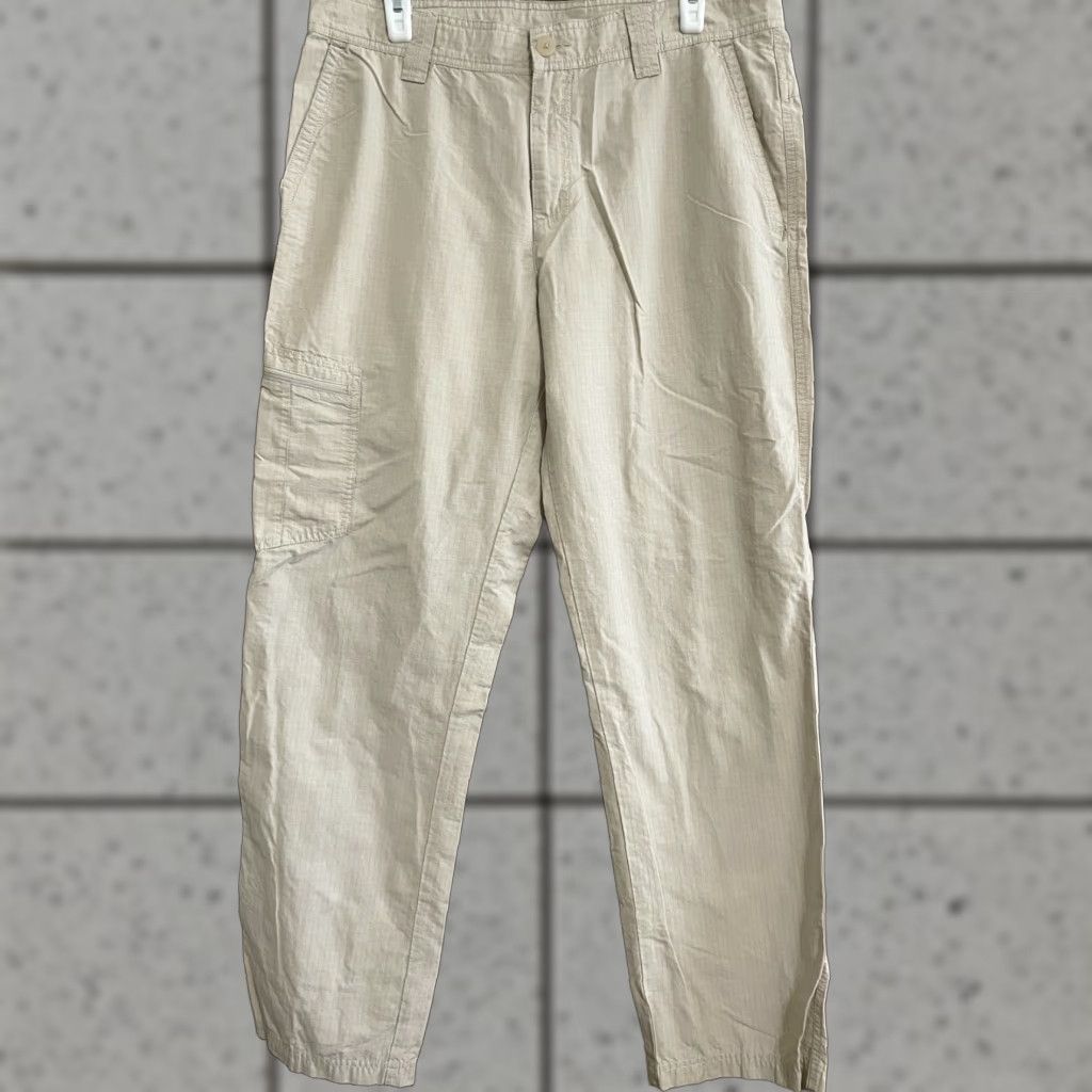Vintage Columbia Pants 34x32 Khaki Cargo 5 Pocket Sportswear Men Size US 34 / EU 50 - 1 Thumbnail