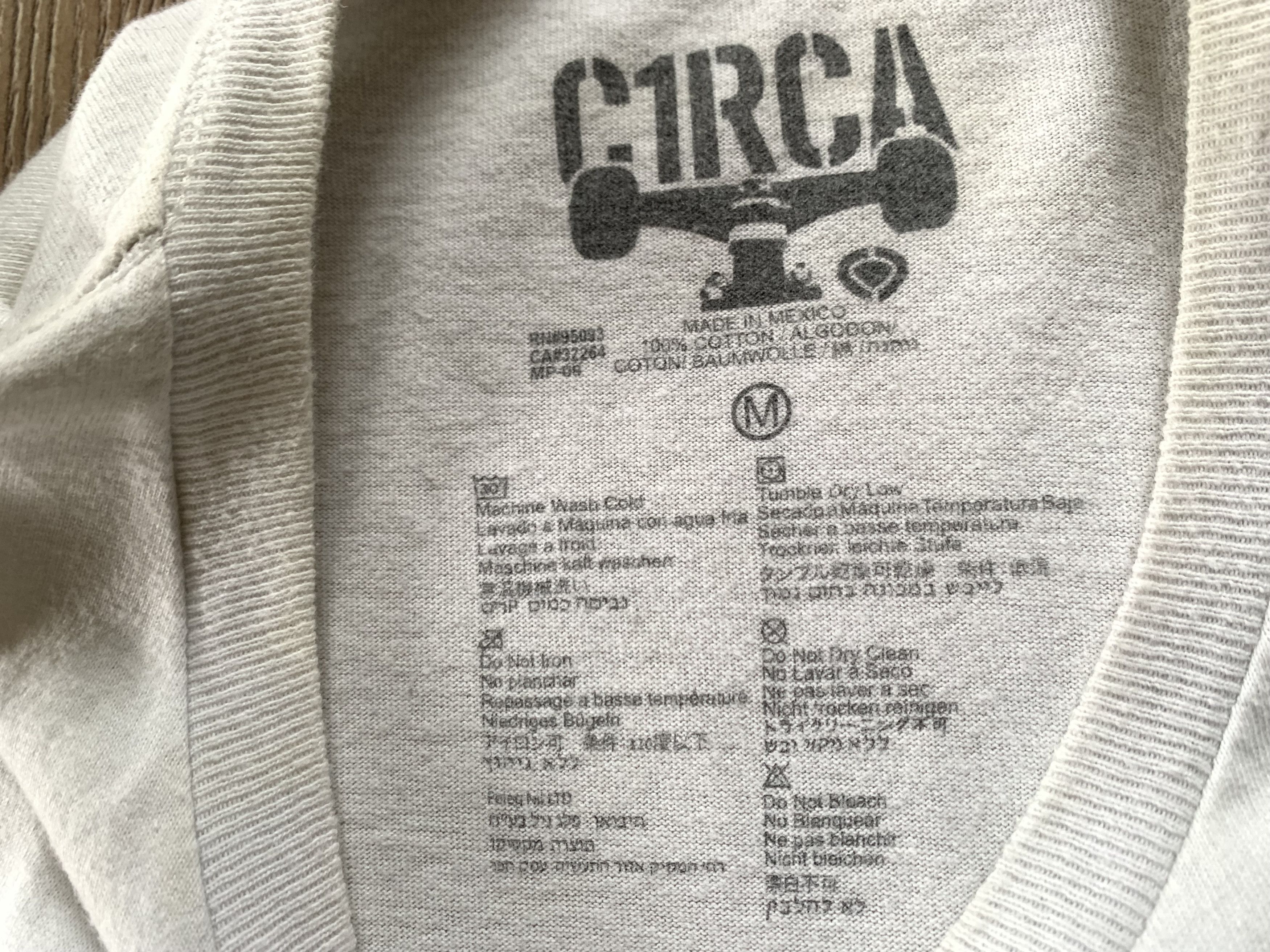 C1RCA Circa White Print Cotton T-Shirt Size US M / EU 48-50 / 2 - 6 Thumbnail