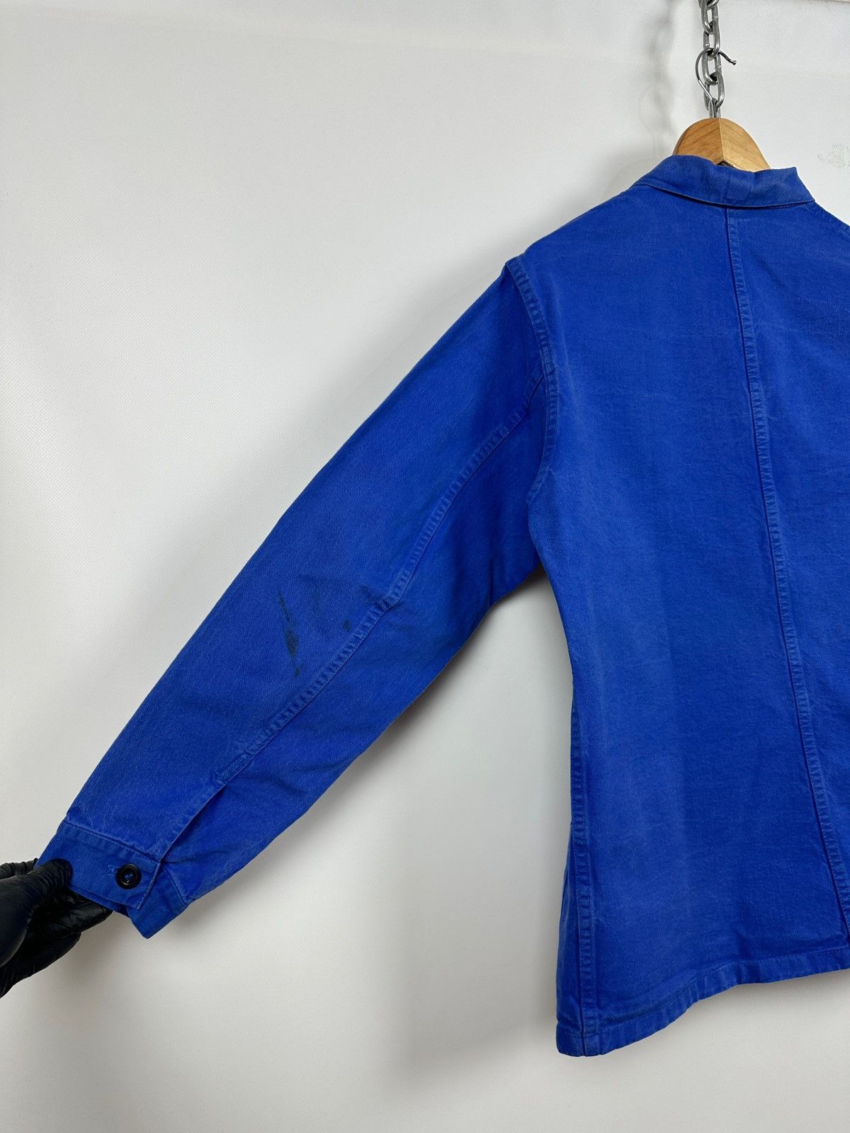 Le Laboureur 80s Vintage Lutteurs French Workwear Sanfor Chore Jacket Size US M / EU 48-50 / 2 - 19 Thumbnail
