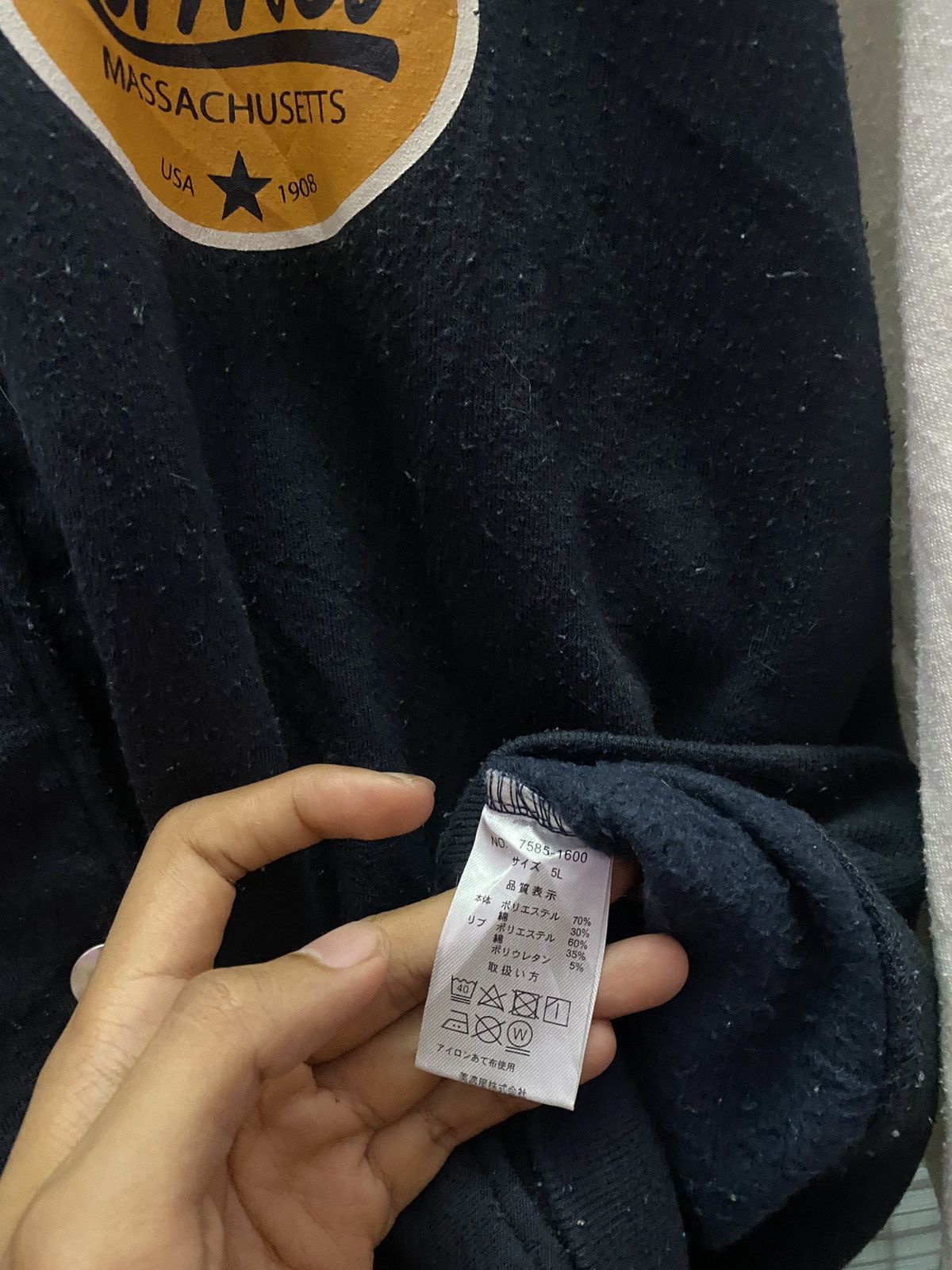 Converse × Vintage Converse Massachusetts Varsity Jacket Size US XXL / EU 58 / 5 - 7 Thumbnail