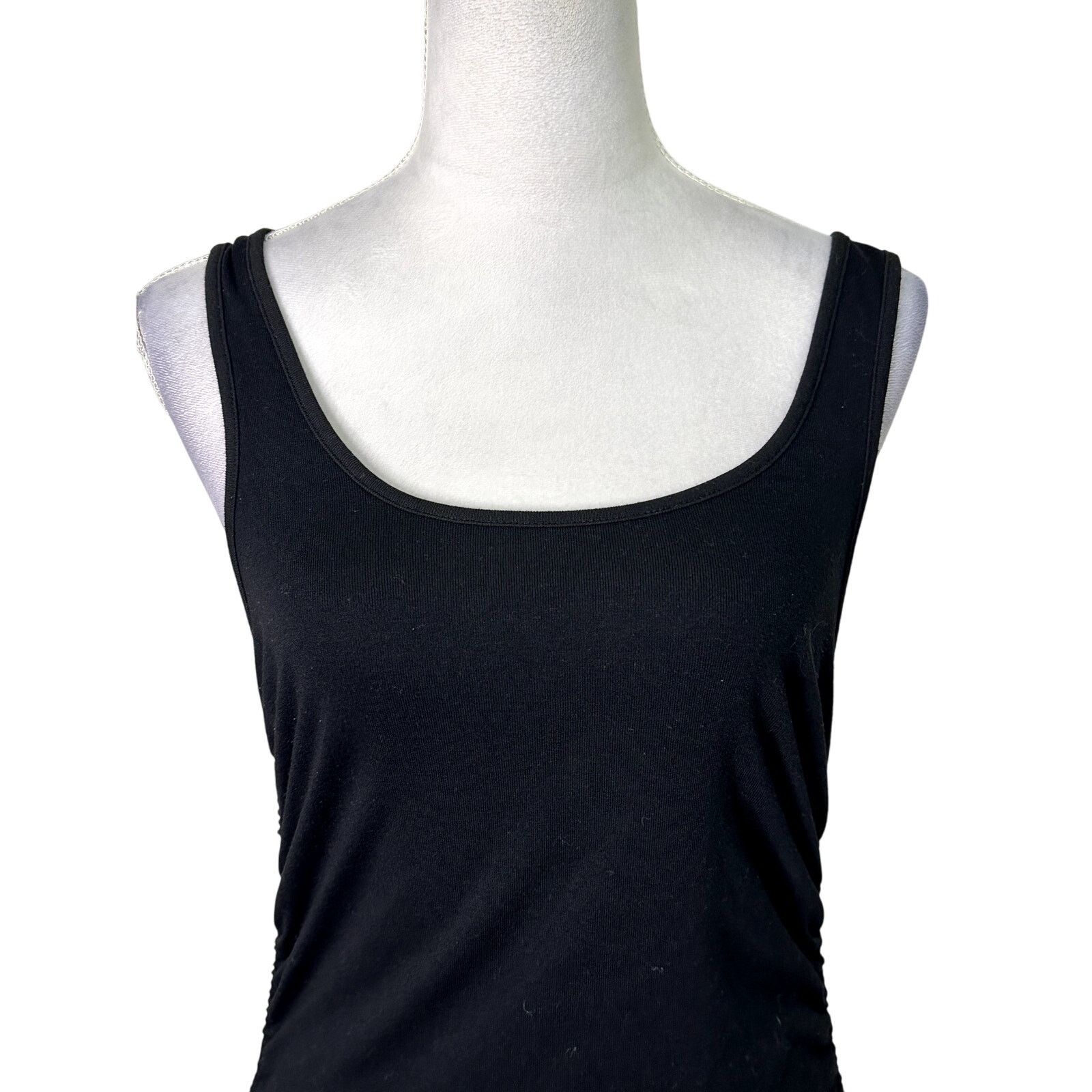 Other 4th & Reckless Annoushka Tank Top Ruched Side Black W L NWOT Size L / US 10 / IT 46 - 3 Thumbnail
