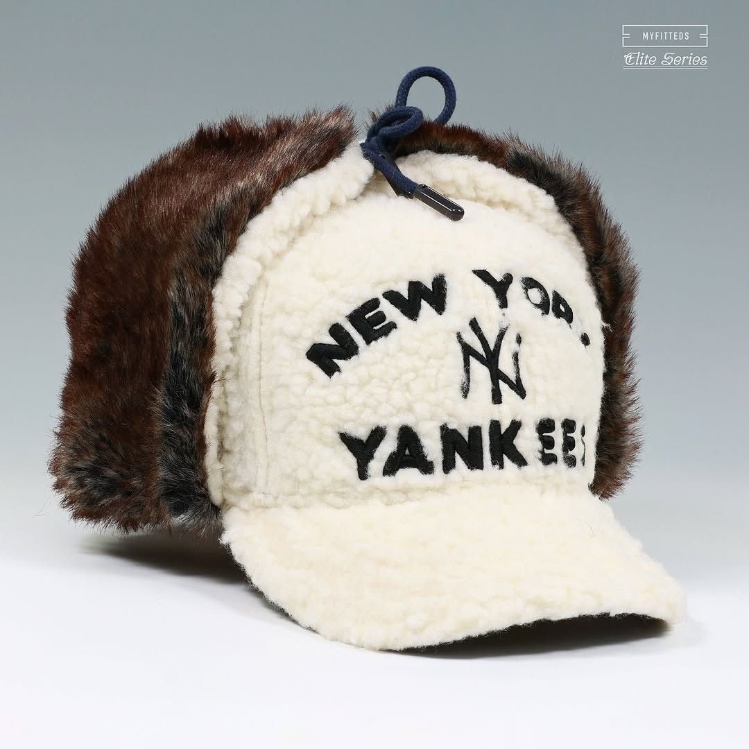 Hat Club NEW YORK YANKEES 75TH WS SHERPA DOG EAR NEW ERA FITTED CAP Size ONE SIZE - 1 Thumbnail