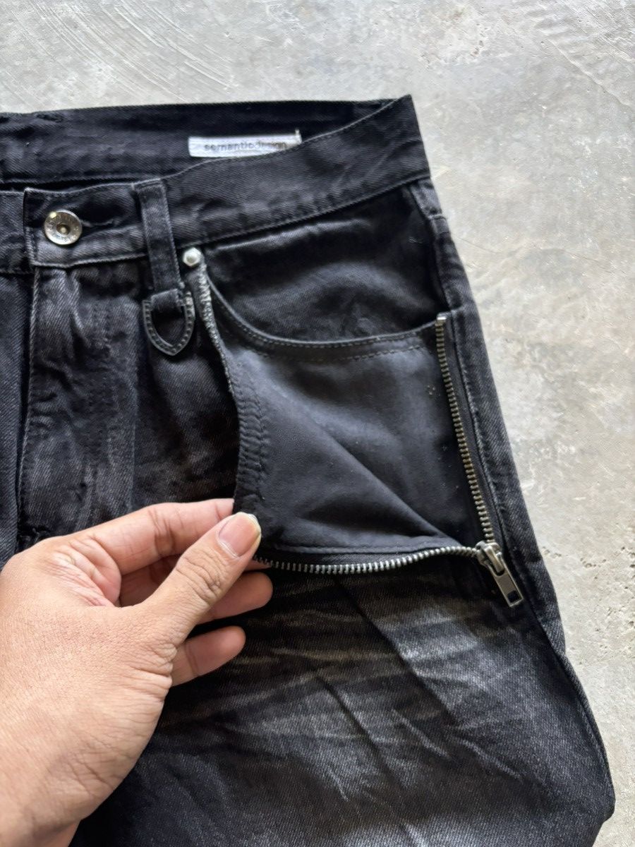 semanticdesign SICK FLARE SEMANTIC DESIGN WASHED FADE JAPANESE GRUNGE PUNK Size US 30 / EU 46 - 11 Thumbnail
