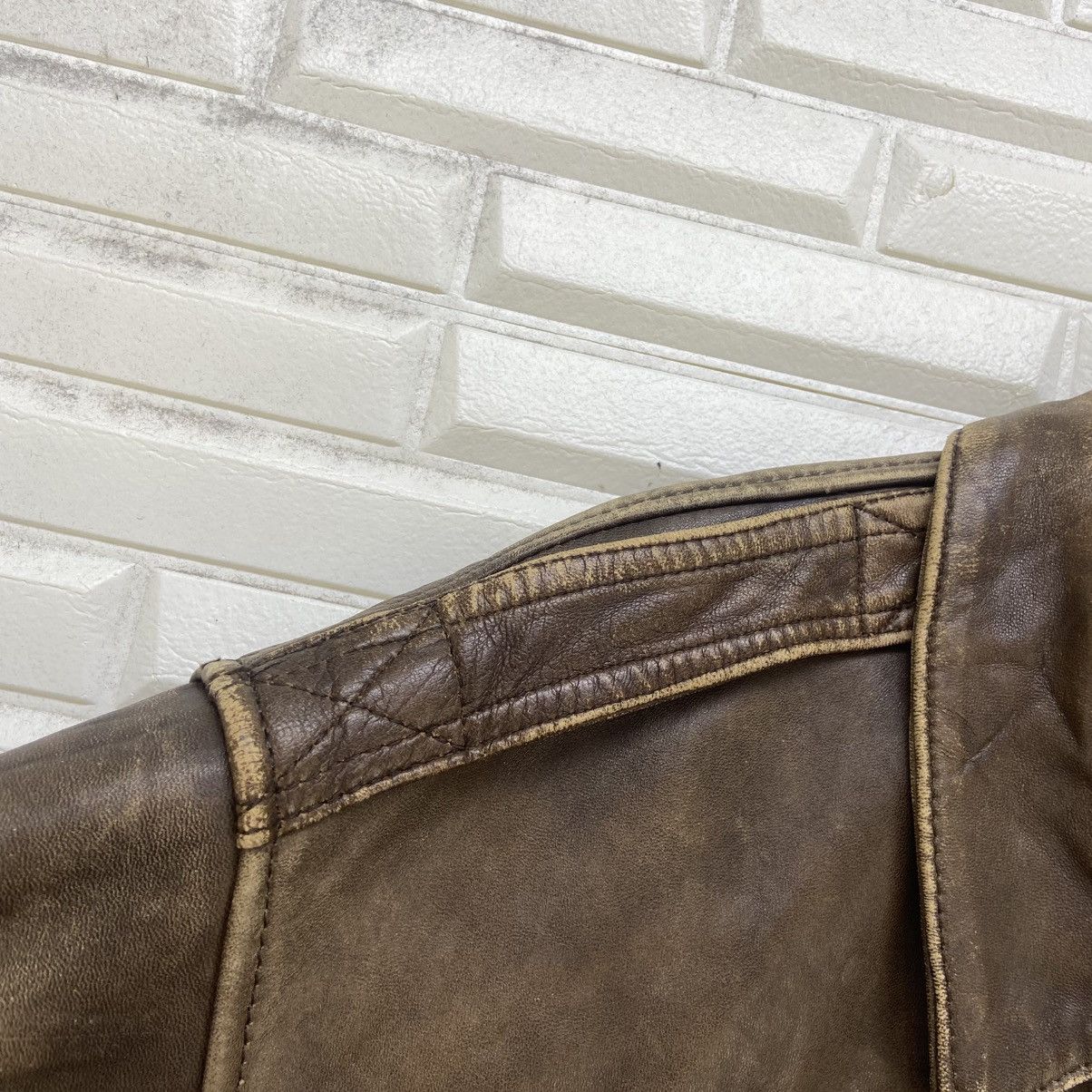 Vintage Vintage Air Force A-2 Military Sheepskin Leather Jacket Size US M / EU 48-50 / 2 - 13 Thumbnail