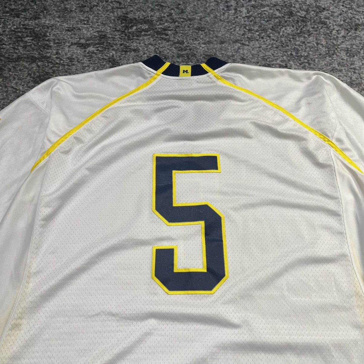 Adidas Vintage Michigan Wolverines #5 Adidas Jersey Large Size US XXL / EU 58 / 5 - 8 Thumbnail