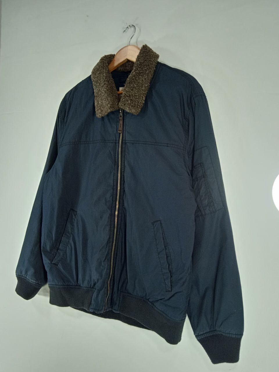 Japanese Brand × Vintage Vintage Rare Design Mohair Bomber Jacket Size US L / EU 52-54 / 3 - 6 Thumbnail