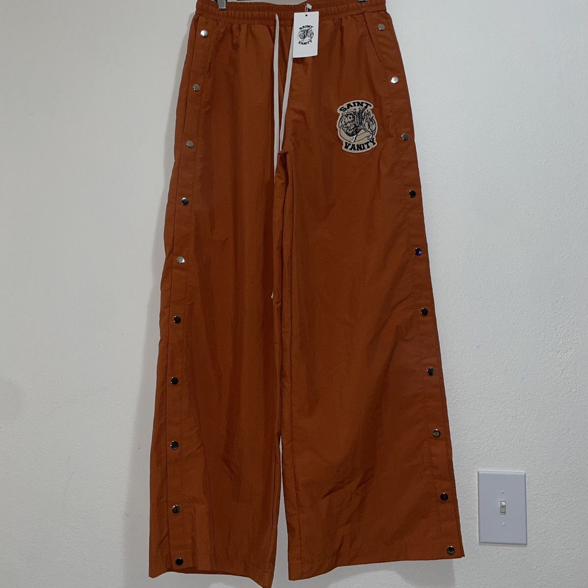 Saint Vanity Saint Vanity Snap Off Baggy Track Pants Size US 31 - 1 Thumbnail