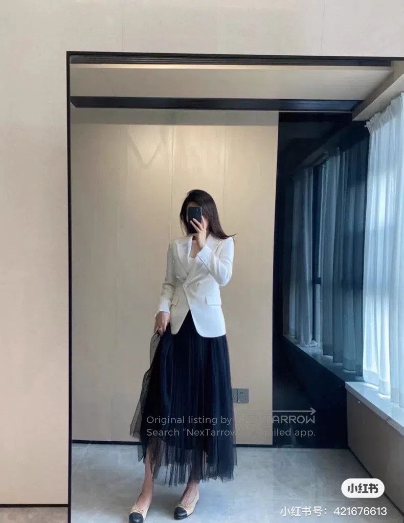 Dior Dior Dark blue gauze skirt Size 27" / US 4 / IT 40 - 5 Thumbnail