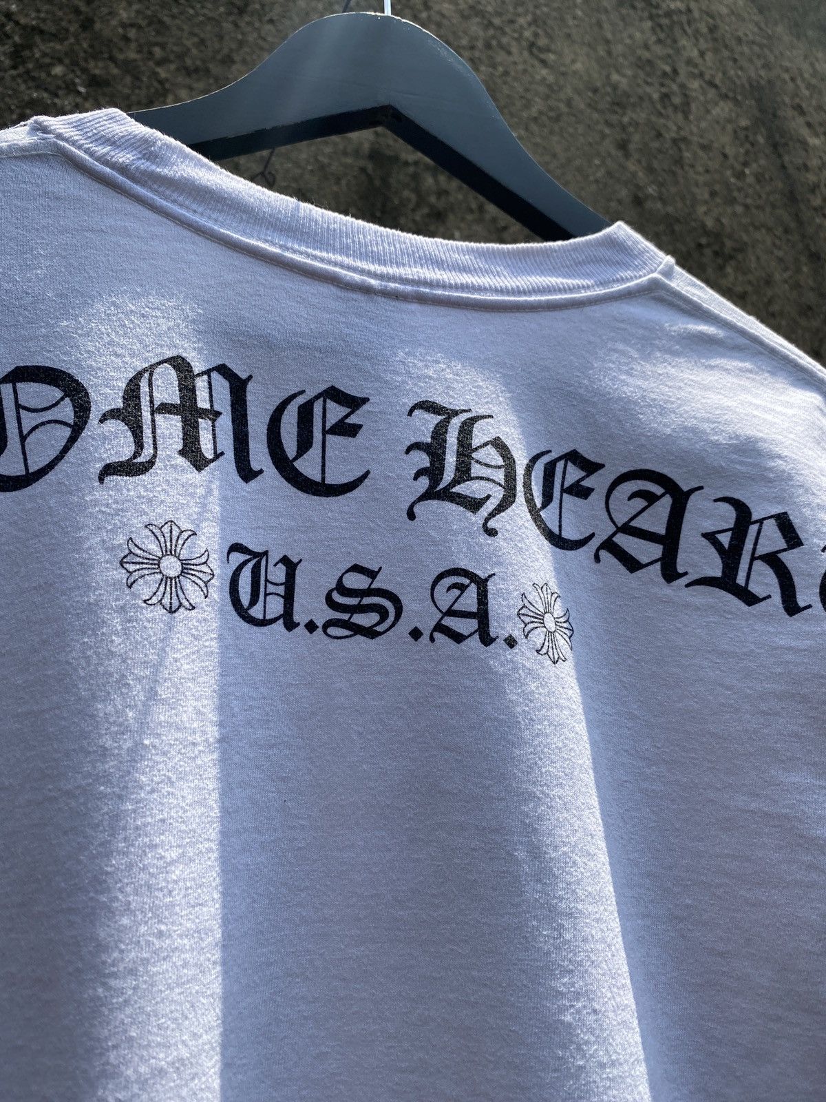 Chrome Hearts 2000s VINTAGE CHROME HEARTS USA SCRIPT CROSSES LONG SLEEVES Size US S / EU 44-46 / 1 - 6 Thumbnail