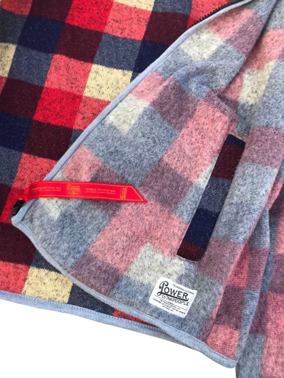 Japanese Brand Power To The People Tartan Hoodie Size US S / EU 44-46 / 1 - 7 Thumbnail