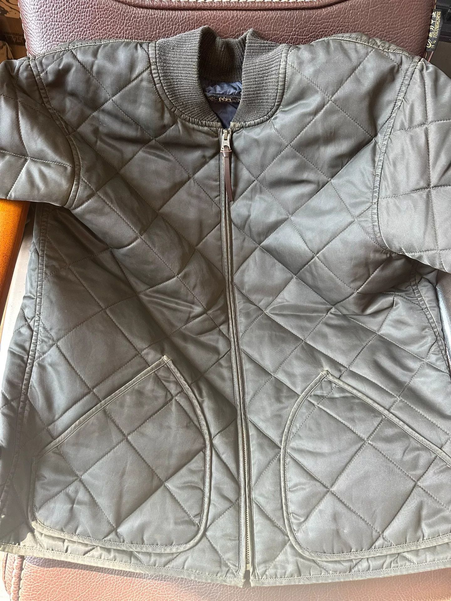 RRL Ralph Lauren RRL Quilted Cotton Puffer Jacket Size US L / EU 52-54 / 3 - 1 Thumbnail