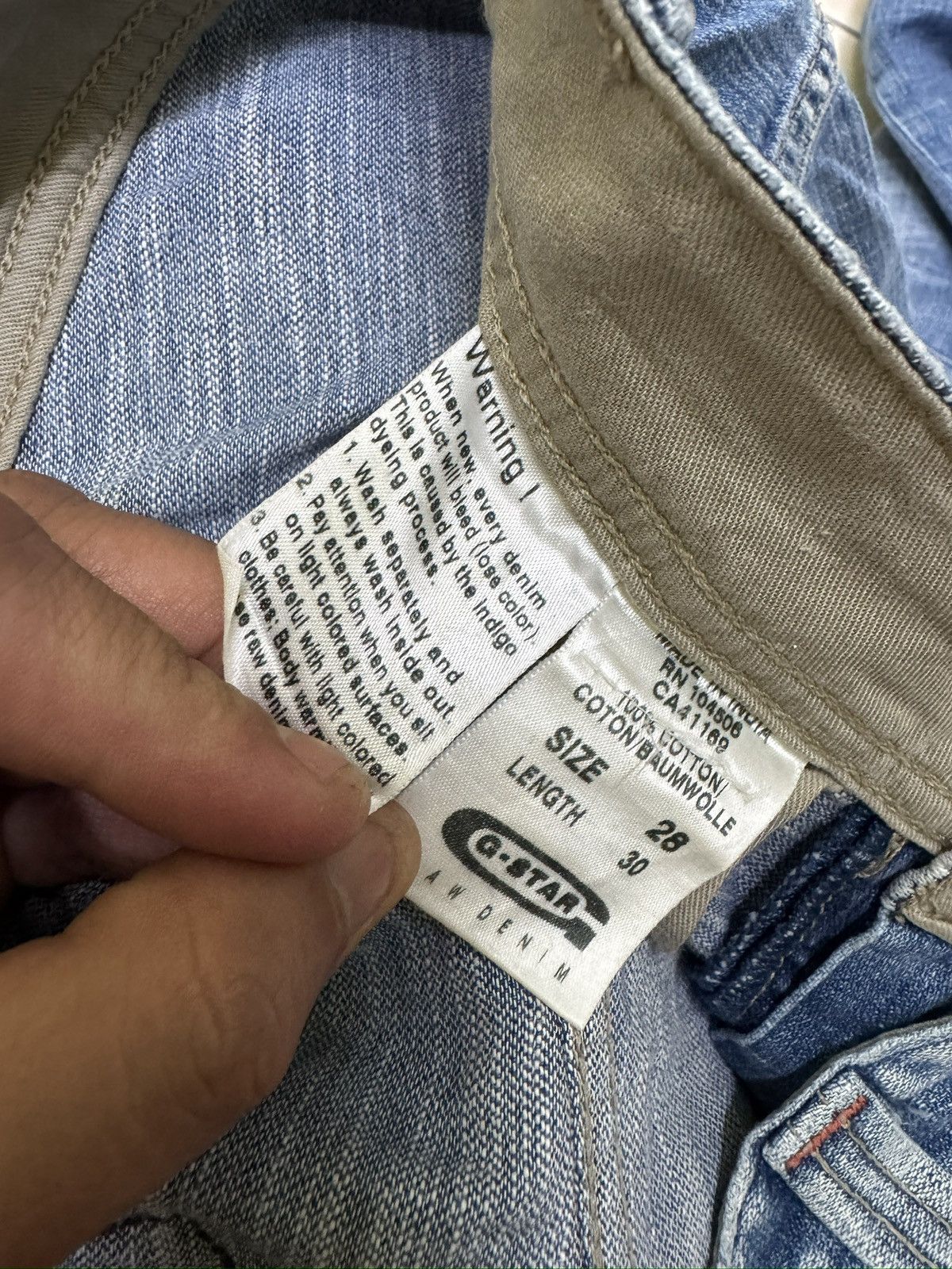 G-Star Vintage G-Star RAW Flared Patchwork Knee Statement Denim Size US 30 / EU 46 - 13 Thumbnail