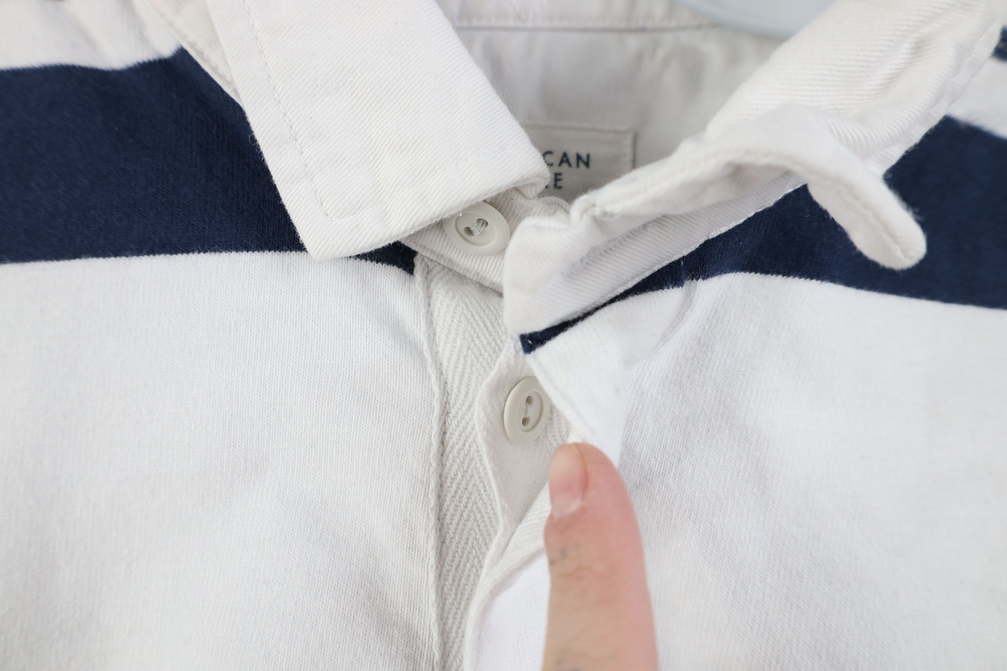 American Eagle Outfitters Vintage Y2K American Eagle Outfitters Long Sleeve Rugby Polo Size US S / EU 44-46 / 1 - 5 Thumbnail
