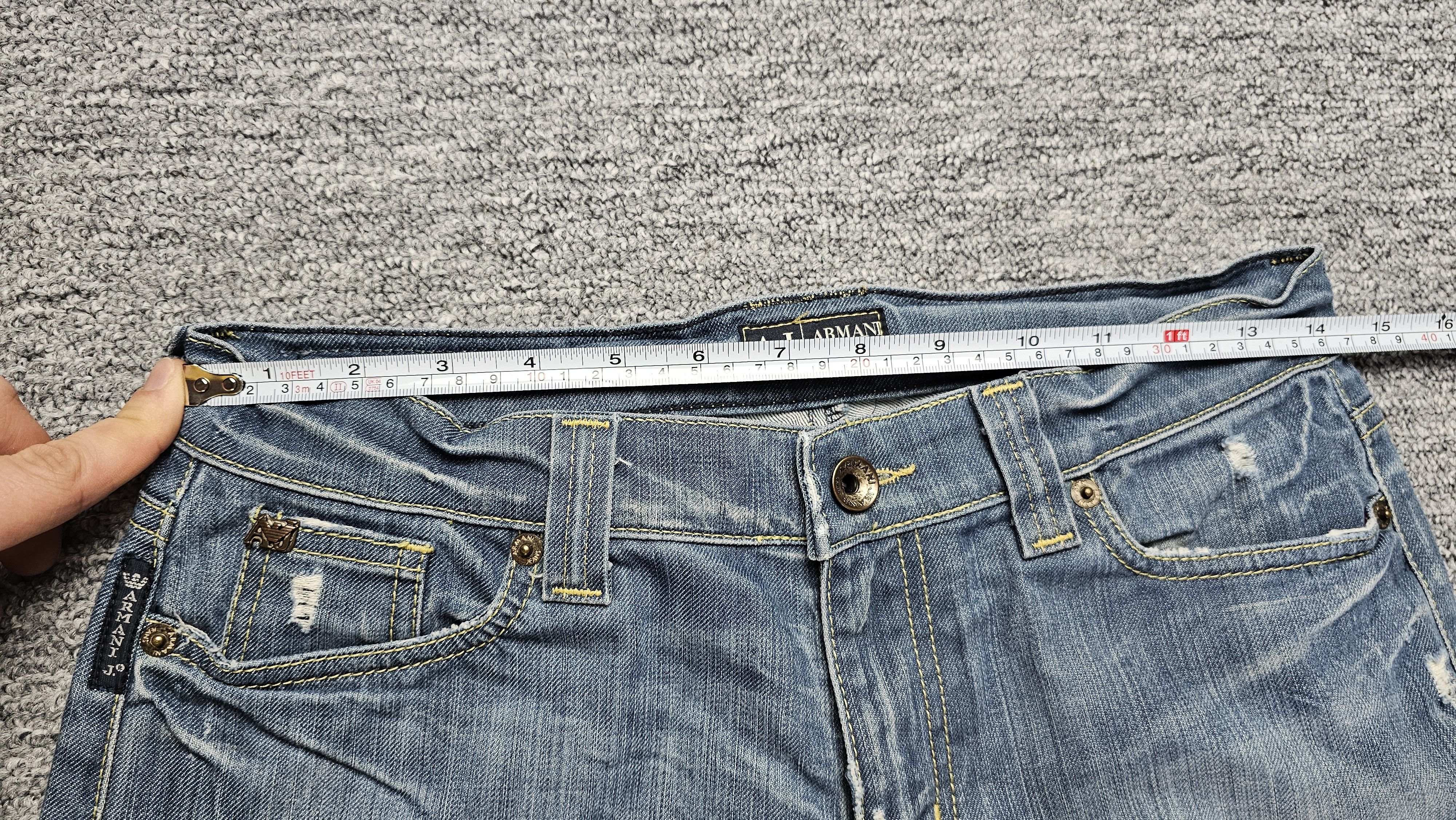 Armani Armani Jeans Vintage 006 High Rise Denim Italy Indigo 26 Size 26" / US 2 / IT 38 - 16 Thumbnail