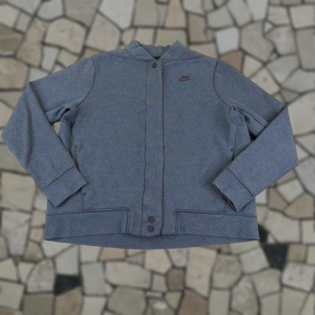 Nike VINTAGE Nike Destroyer Jacket Womens Large Blue Full Zip Pockets Track Athletic Outerwear Mens? Wait. Size L / US 10 / IT 46 - 1 Thumbnail