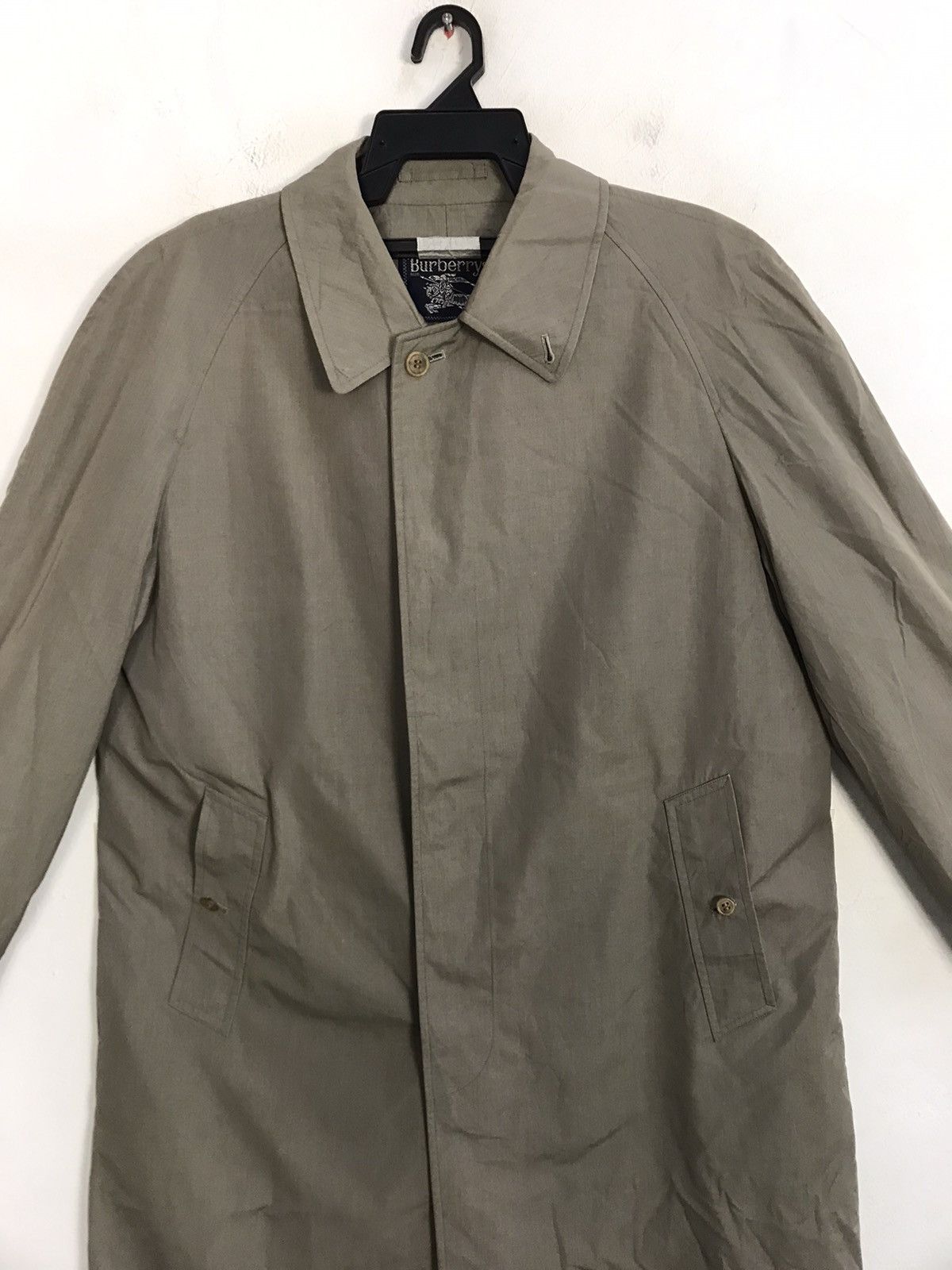 Burberry 90s Burberrys London Trench Coat Jacket Double Breasted Size US L / EU 52-54 / 3 - 3 Thumbnail