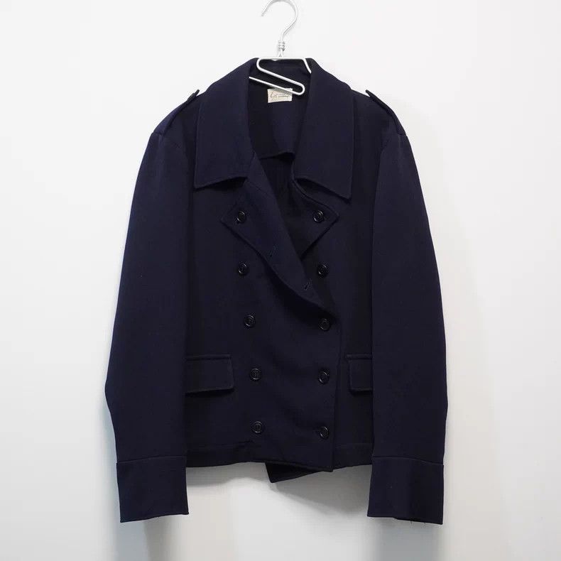Yohji Yamamoto Yohji Yamamoto Double-Breasted Wool Jacket Size US XS / EU 42 / 0 - 1 Thumbnail