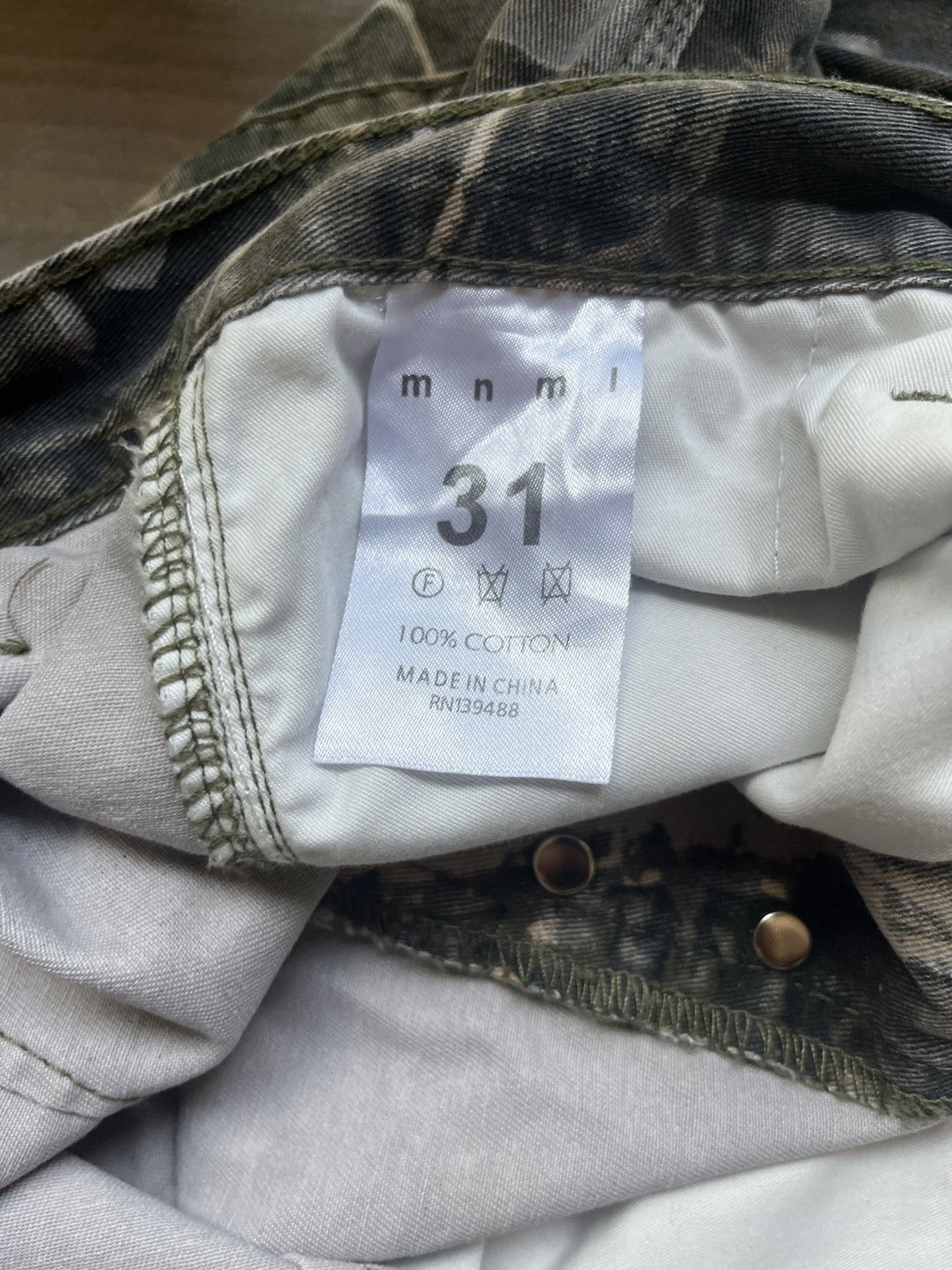 MNML V266 Camo II Baggy Denim - Hunter Camo Size US 31 - 5 Thumbnail