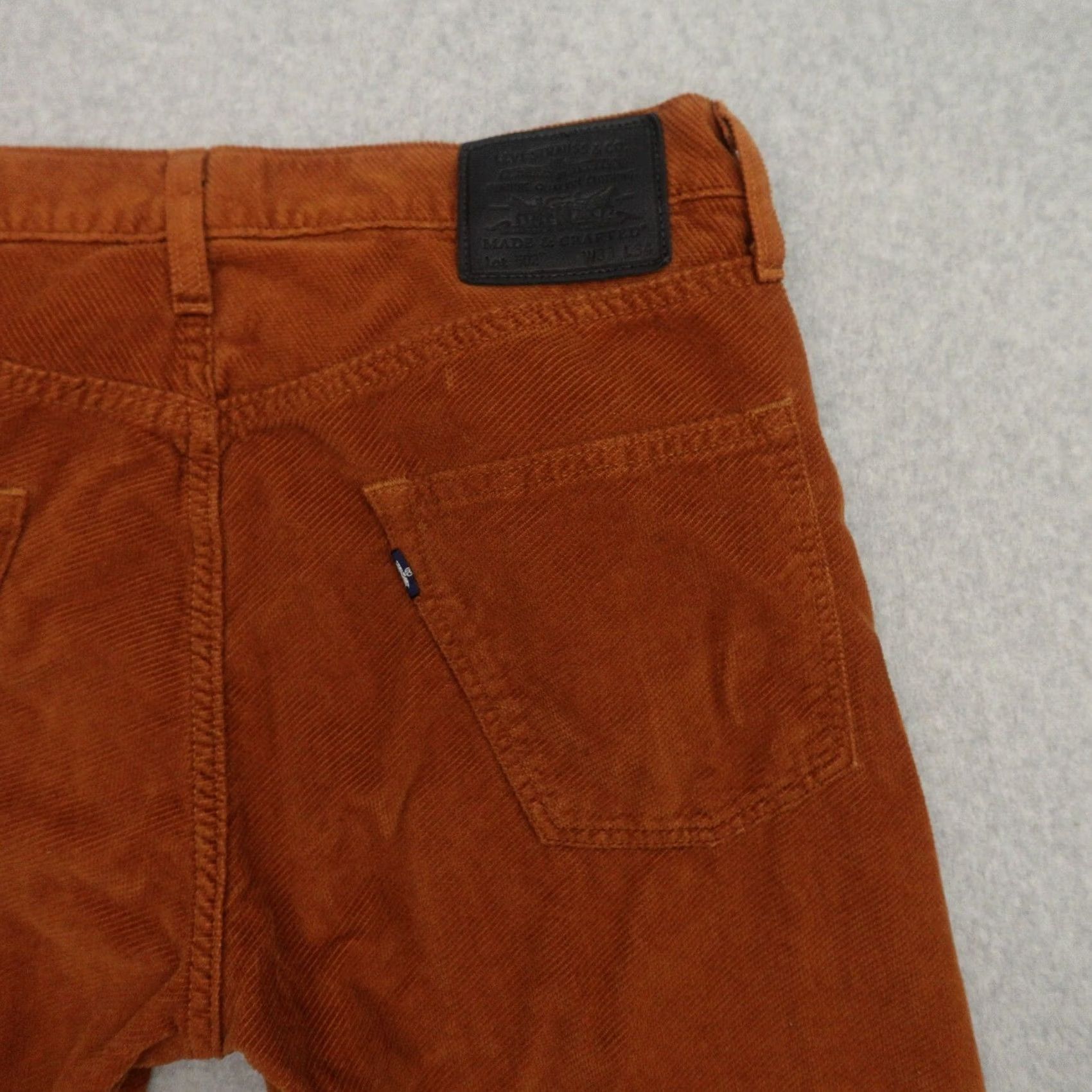 Levi's LEVIS MADE AND CRAFTED 502 Taper Mens 33 (33x31) Brown Tan Denim Shrt? Size US 33 - 5 Thumbnail
