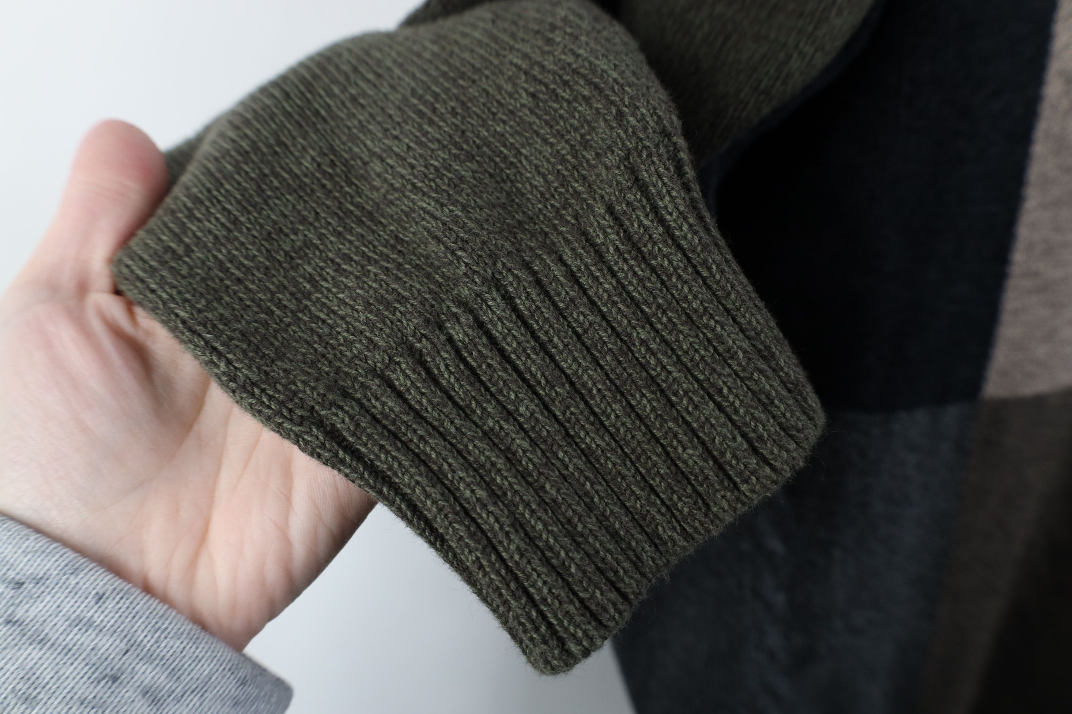 Vintage Vintage 90s Streetwear Ribbed Cable Knit Crewneck Sweater Size US XL / EU 56 / 4 - 5 Thumbnail