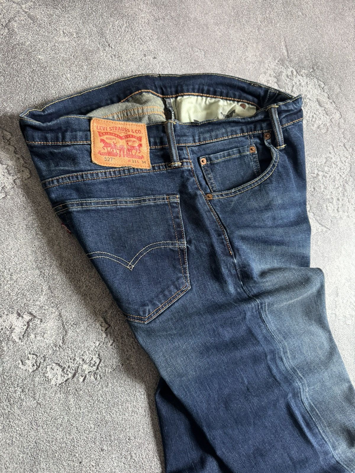 Levi's Levi’s 33/34 527 flared denim pants jeans trousers Y2K blue Size US 33 - 16 Thumbnail