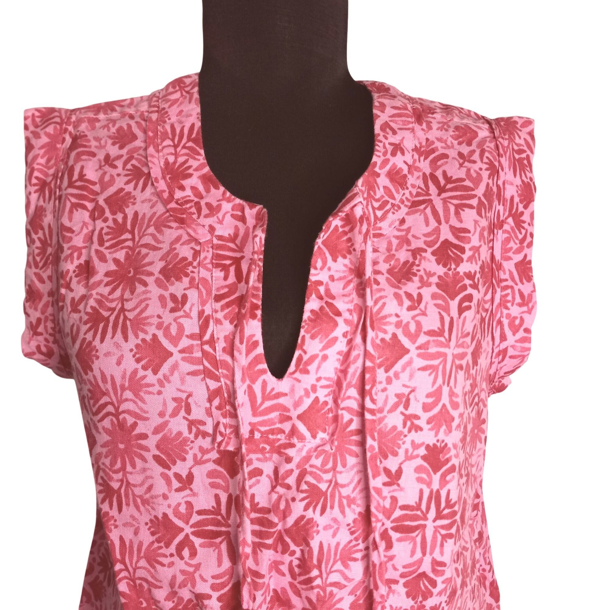 Vineyard Vines Vineyard Vines Size S Blouse Tunic Linen Tile Otami Tassel P Size S / US 4 / IT 40 - 3 Thumbnail
