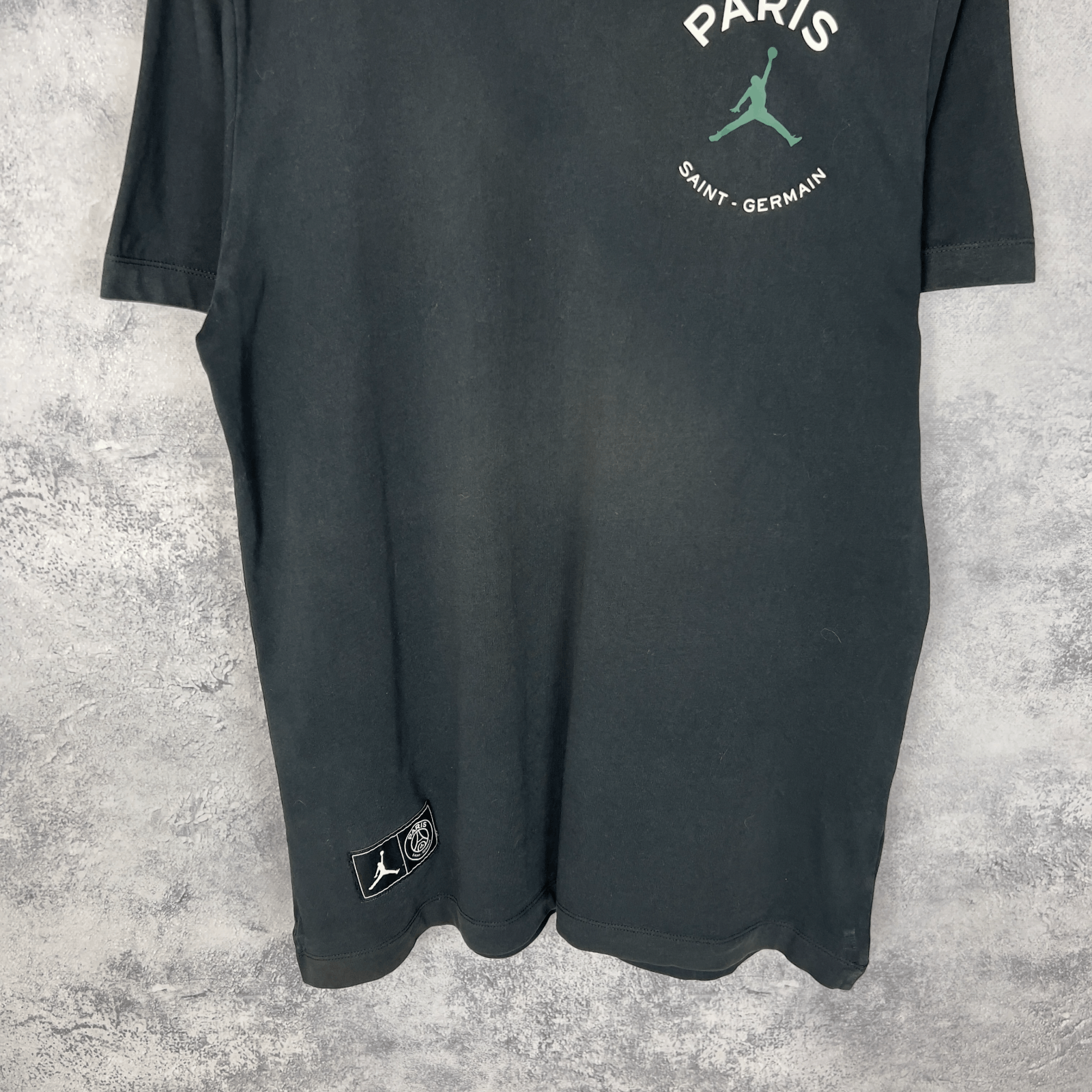 Jordan Brand Jordan Paris Saint Germain Tee Men's Size L Black ` Size US L / EU 52-54 / 3 - 3 Thumbnail