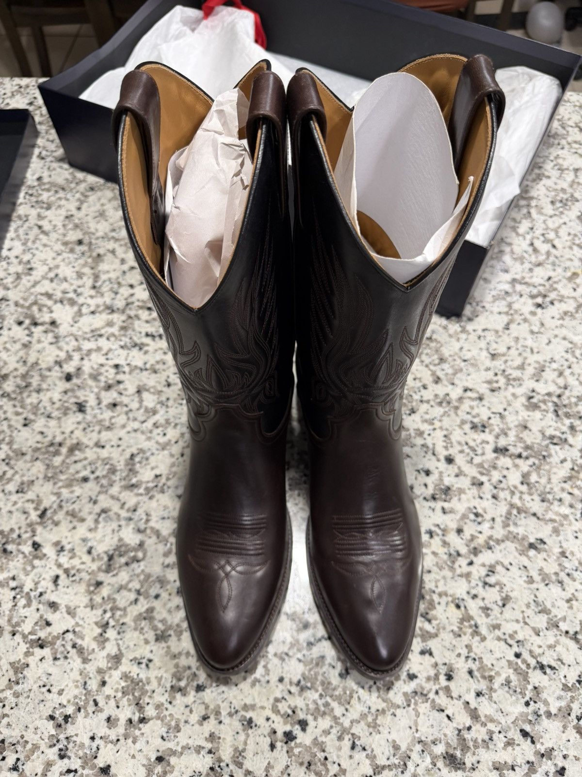 Ralph Lauren Purple Label Ralph Lauren Purple Label Calf Mid-cut Western Boots Size US 9 / EU 42 - 1 Thumbnail