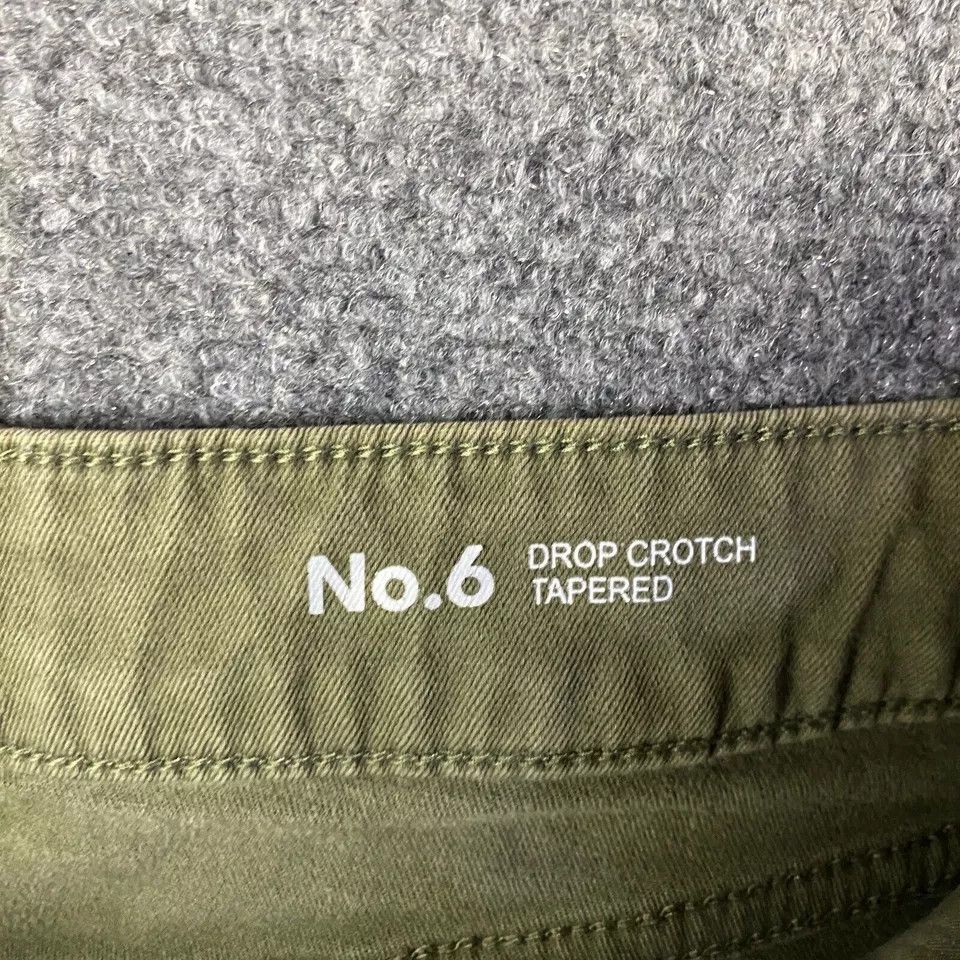 DL1961 DL1961 Jeans Women's 26 Green Drop Crotch Tapered Cotton Size 26" / US 2 / IT 38 - 8 Thumbnail